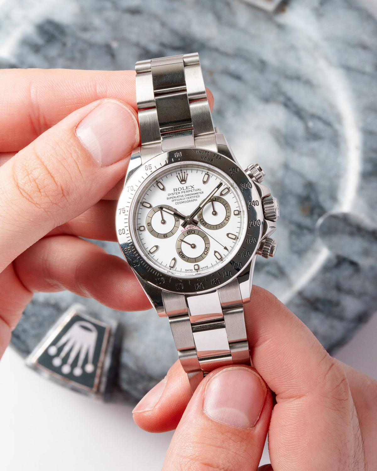 VJLY Rolex Cosmograph Daytona ref. 116520 2004 г. — белый циферблат - Wristshot