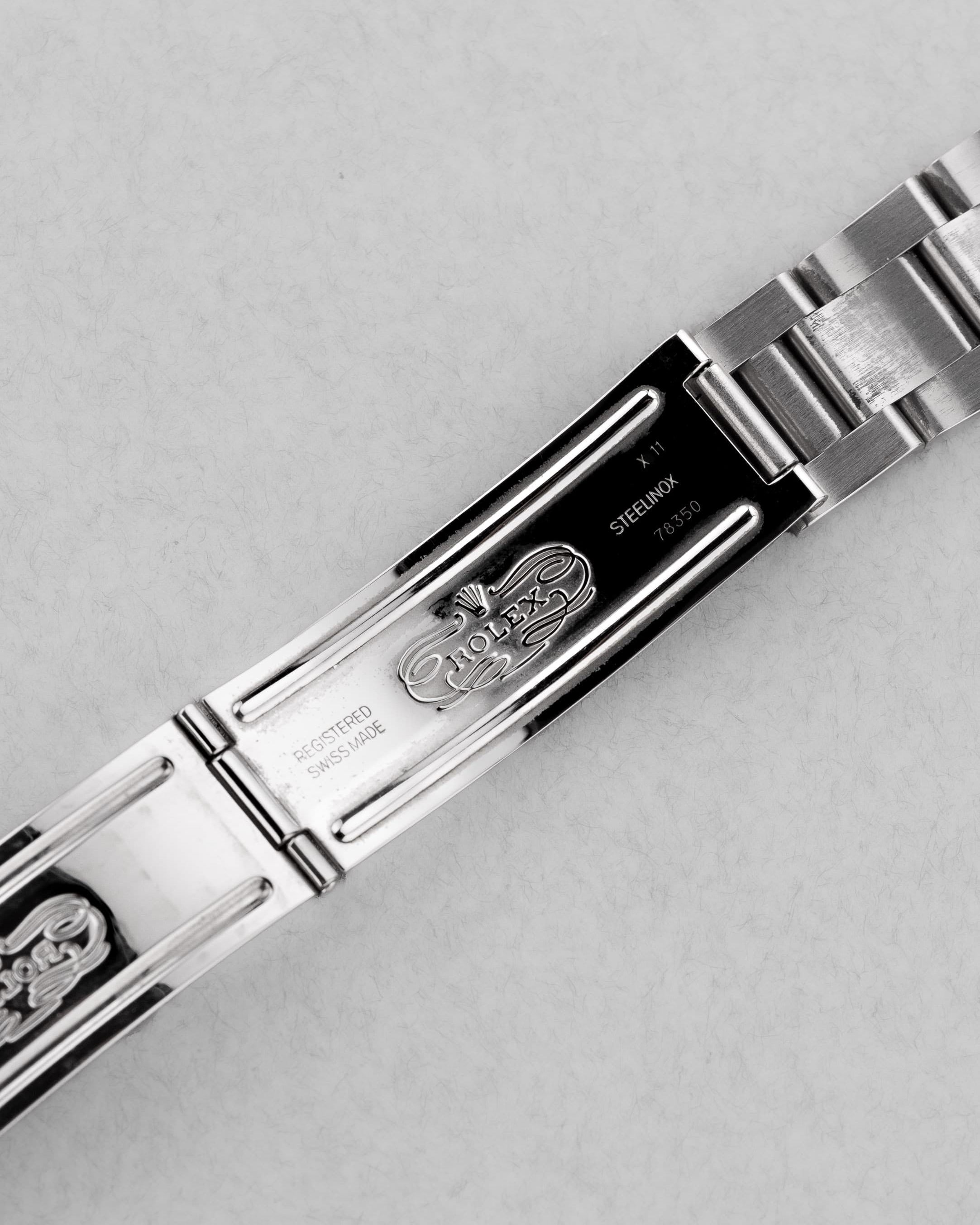 VKYF Rolex Air-King réf. 14000 de 1999 – Cadran bleu « Explorer 3-6-9 » - Buckle Inside