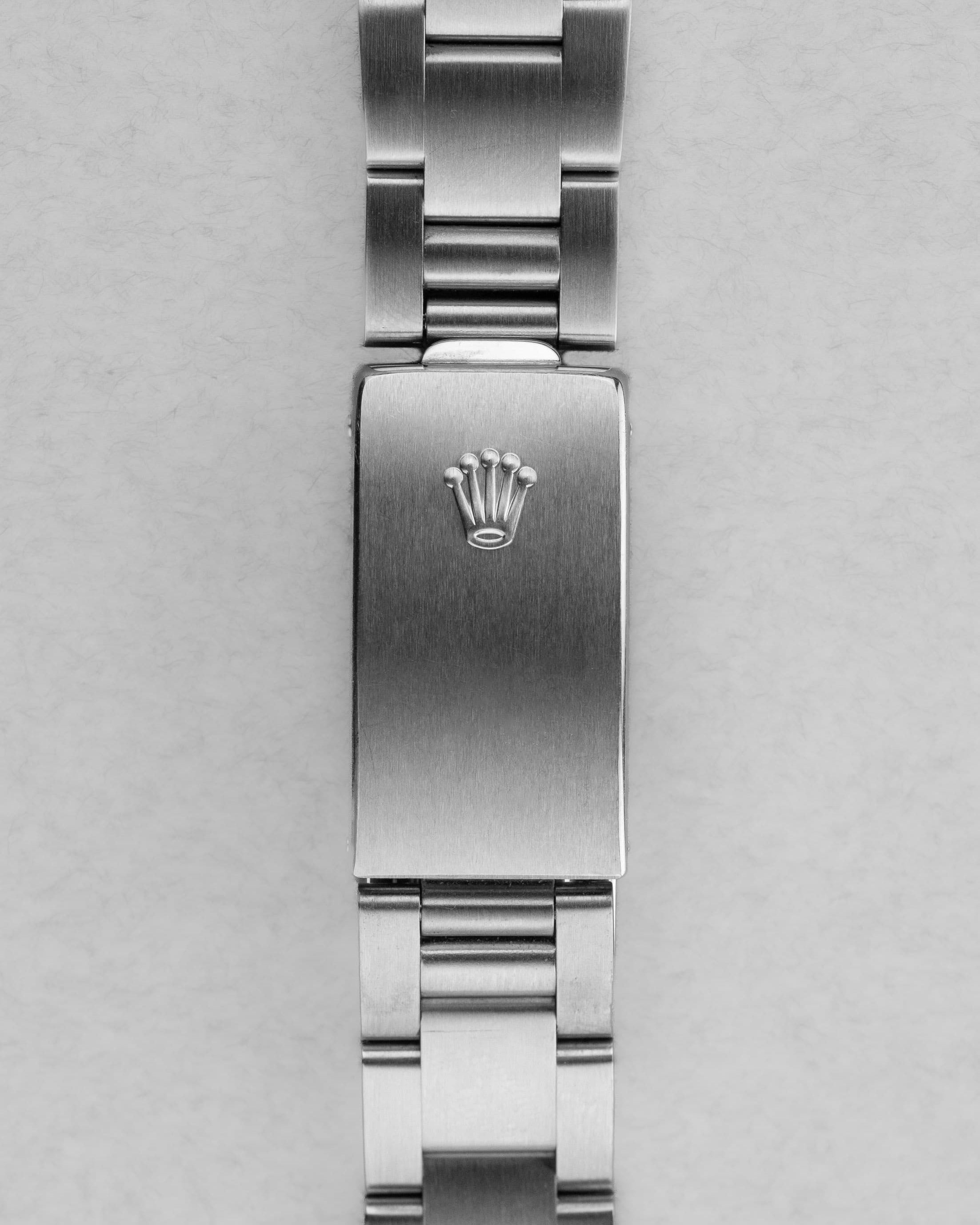 VKYF Rolex Air-King réf. 14000 de 1999 – Cadran bleu « Explorer 3-6-9 » - Buckle Outside