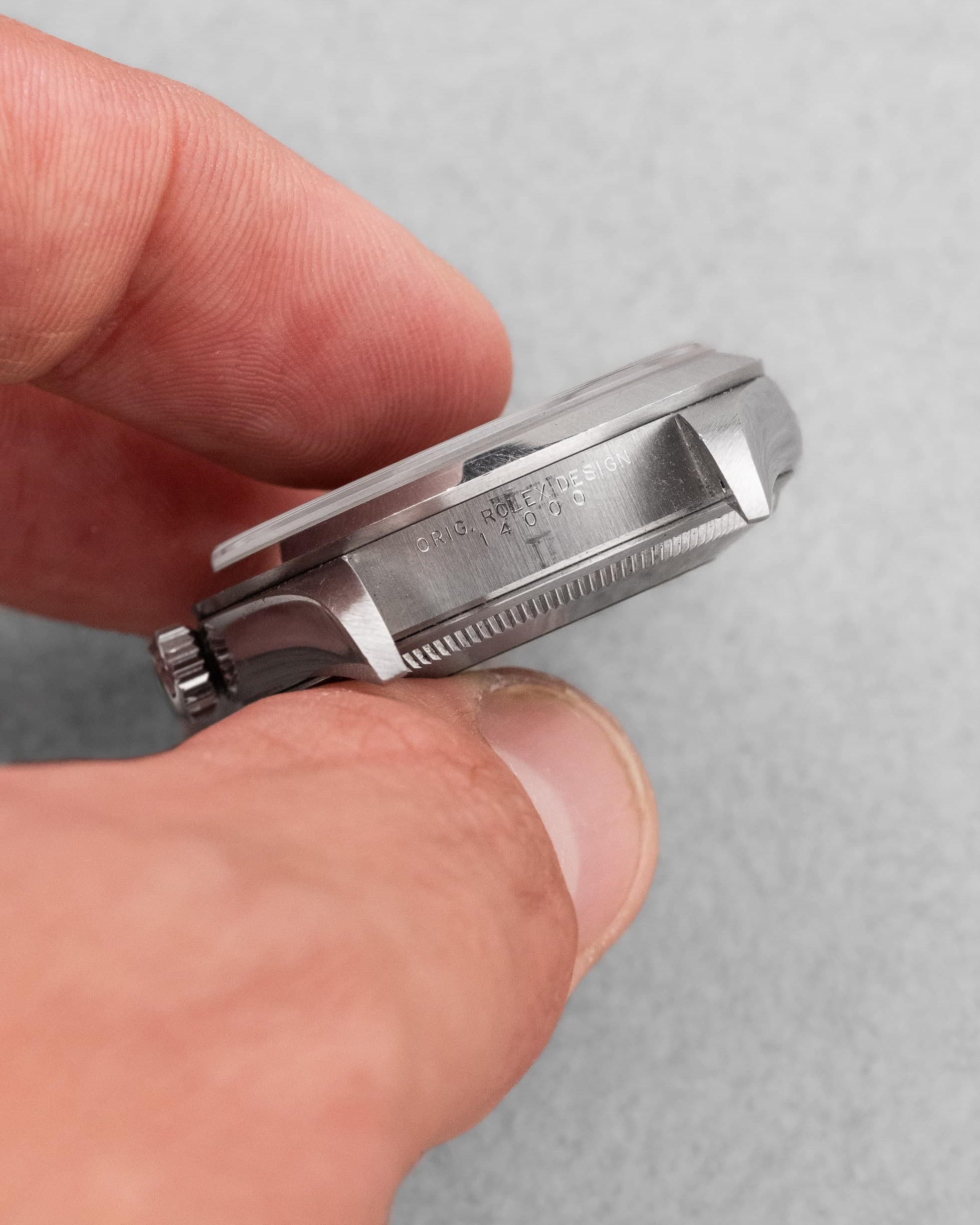 VKYF Rolex Air-King réf. 14000 de 1999 – Cadran bleu « Explorer 3-6-9 » - Lugs - Reference