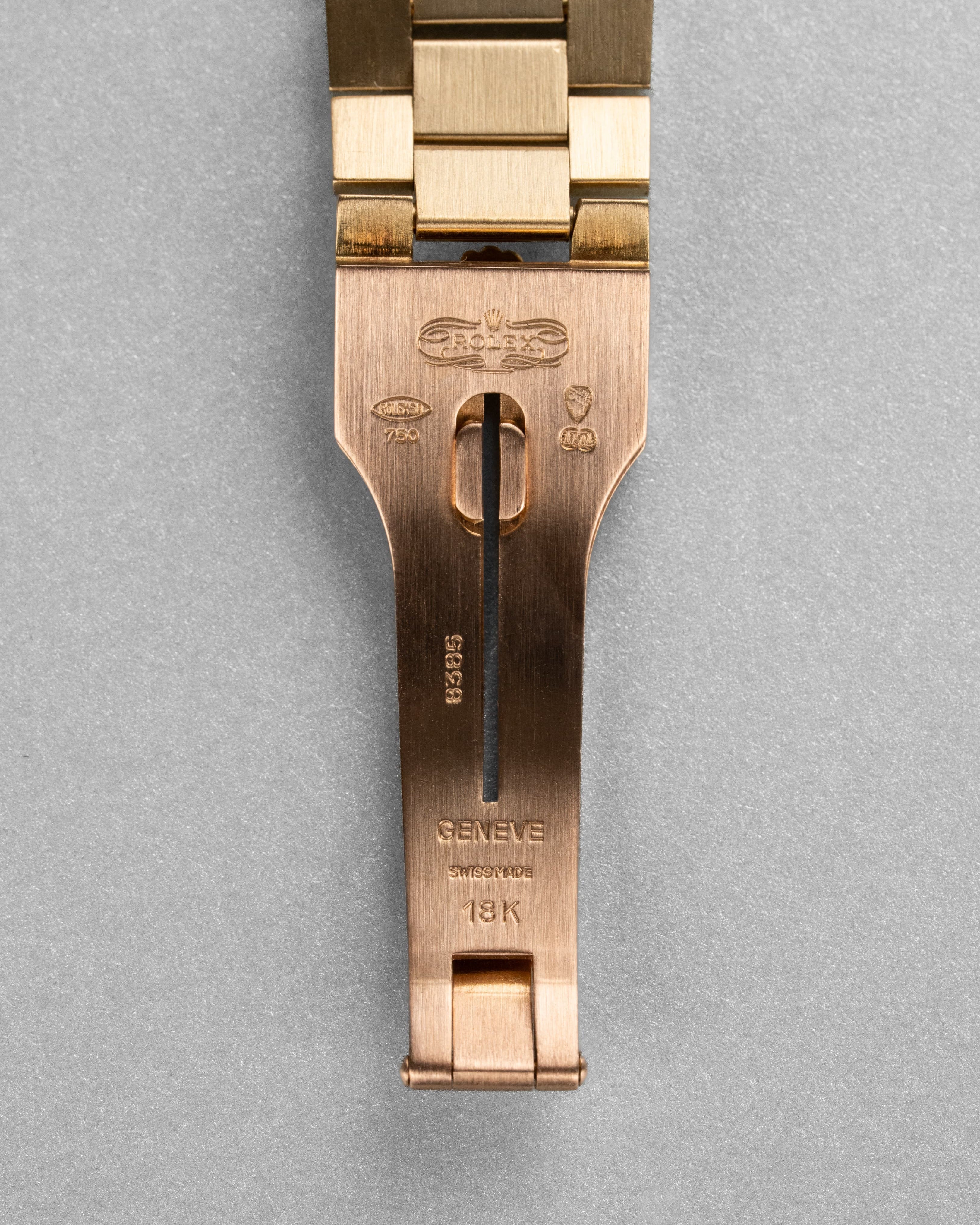 WJ8H Superba Rolex Datejust ref. 16018 in oro giallo del 1983 – Quadrante Onyx «SWISS Only» - Fibbia interno