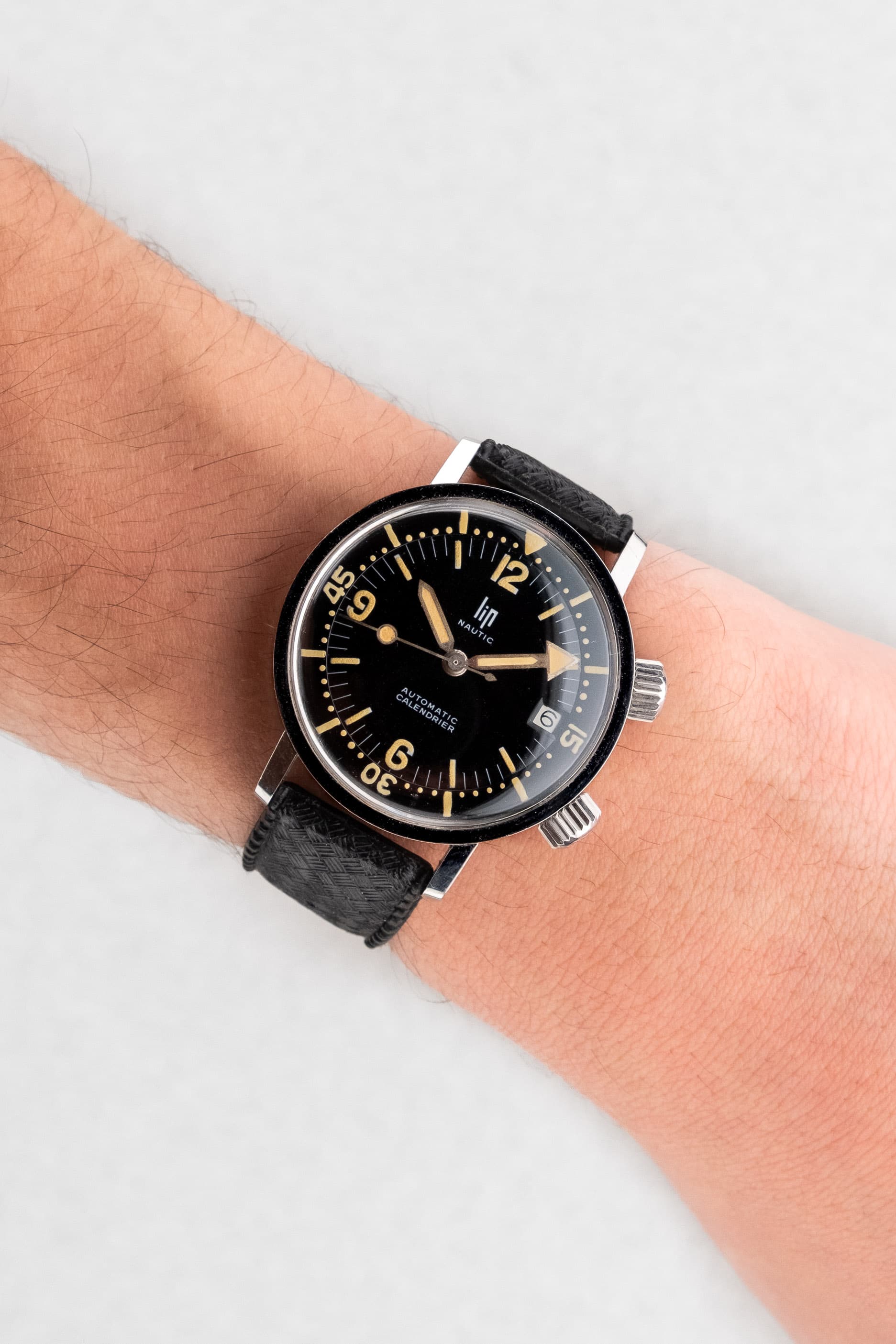 WKBP-BF Rare Lip Nautic Automatic Super-Compressor réf. 153-093 de 1965 – Parfait état - Wristshot