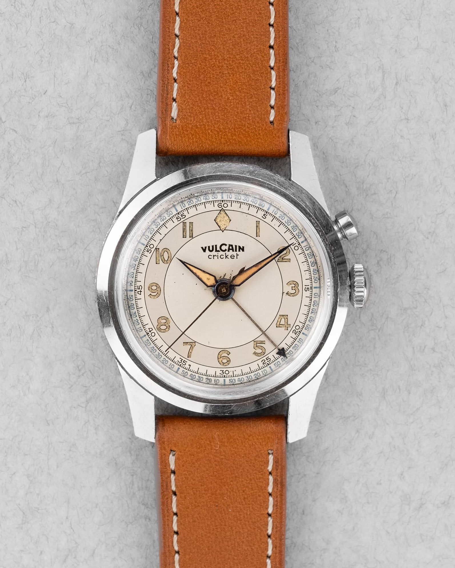 XF4H Vulcain Cricket Radium « LBJ » de 1ère génération – Jamais polie - Front