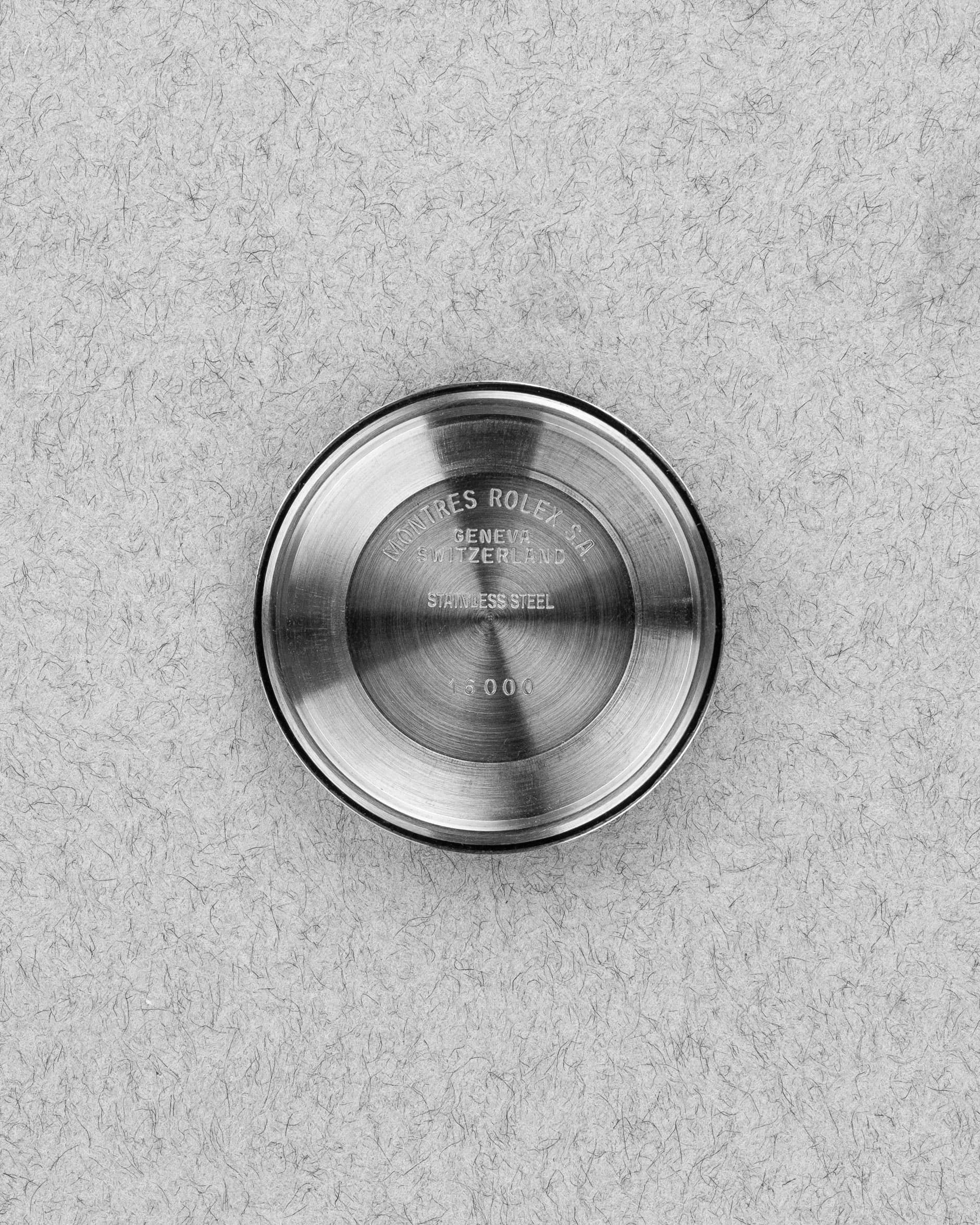 XKAW Rolex Datejust 16030 « Pumpkin Buckley Dial » de 1987 - Inside case back