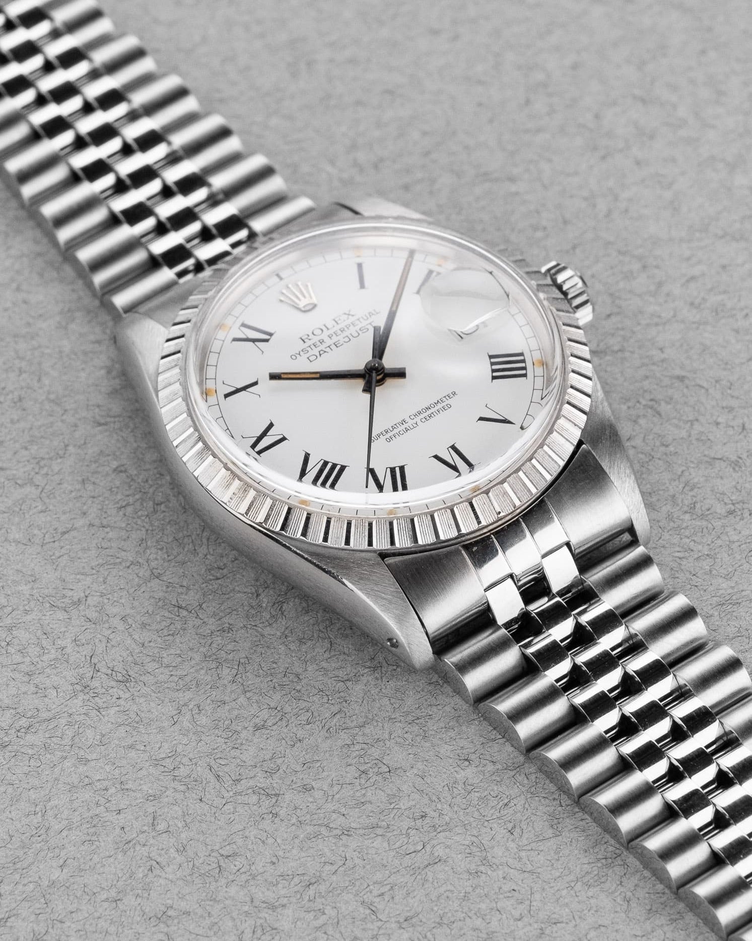 XKAW Rolex Datejust 16030 « Pumpkin Buckley Dial » de 1987 - Three Quarters