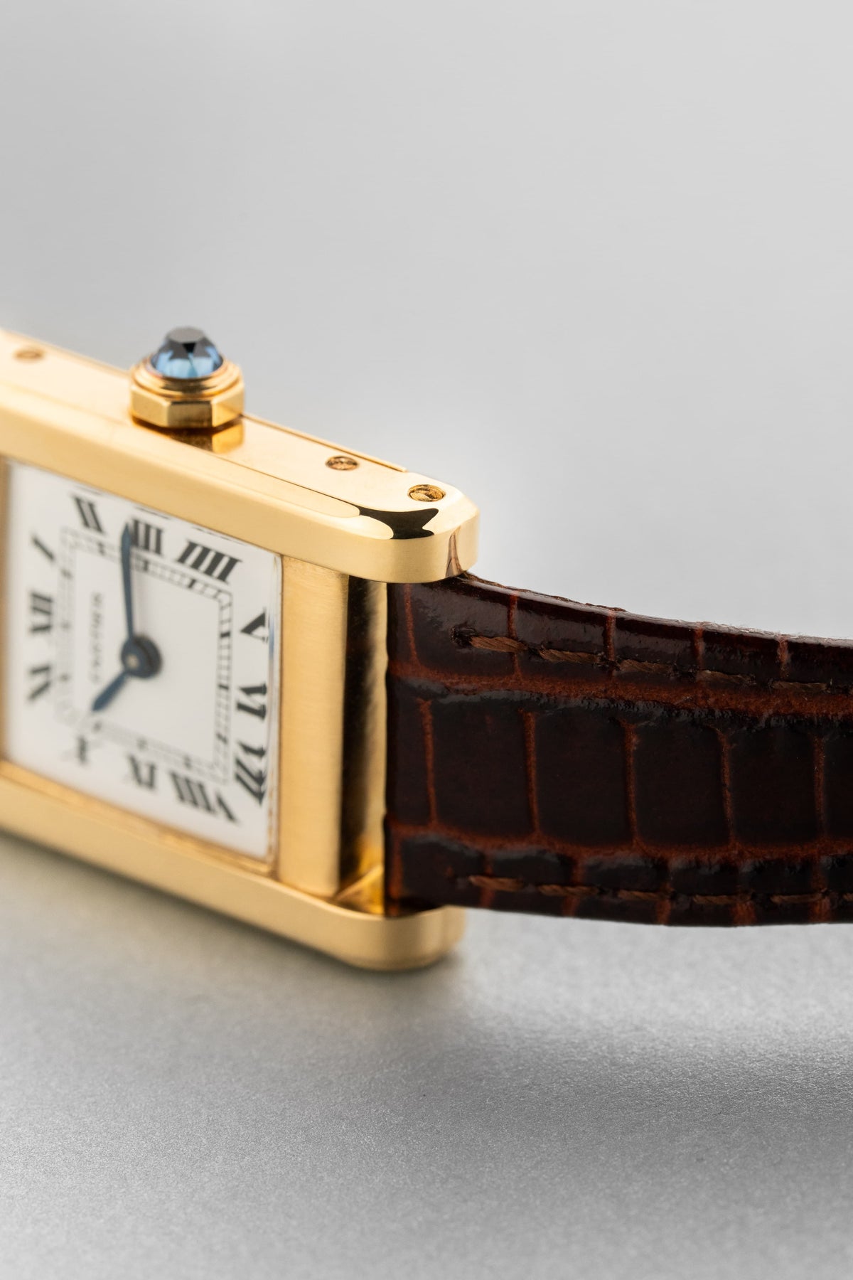 Y2PF Cartier Tank Normale Ref. 78093 in Yellow Gold, circa 1975 – “PARIS” Dial - Feature