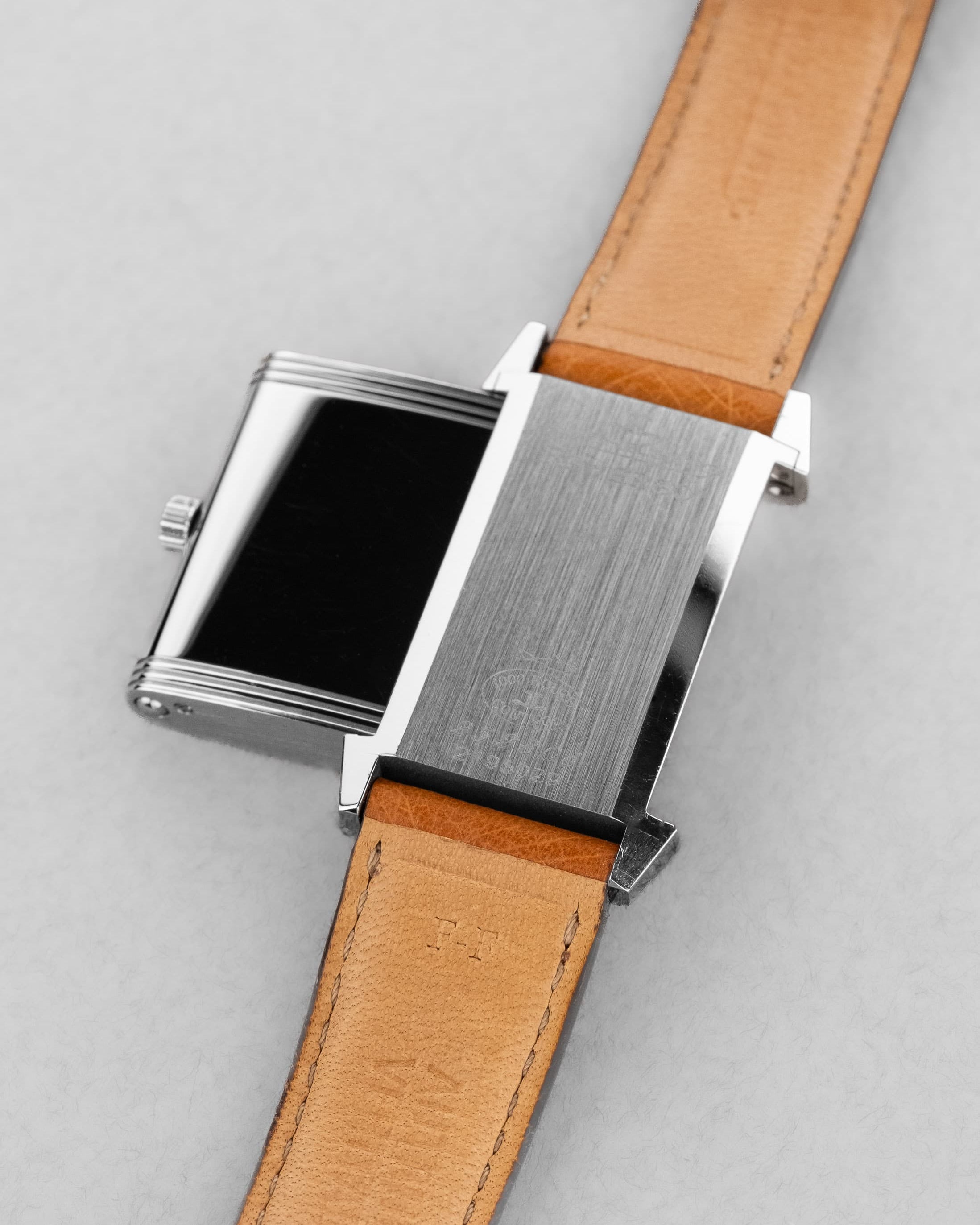 YJRZ Jaeger-LeCoultre Reverso « Classique Medium » Quartz en acier, réf. 251.84.10/252.8.08 - Back
