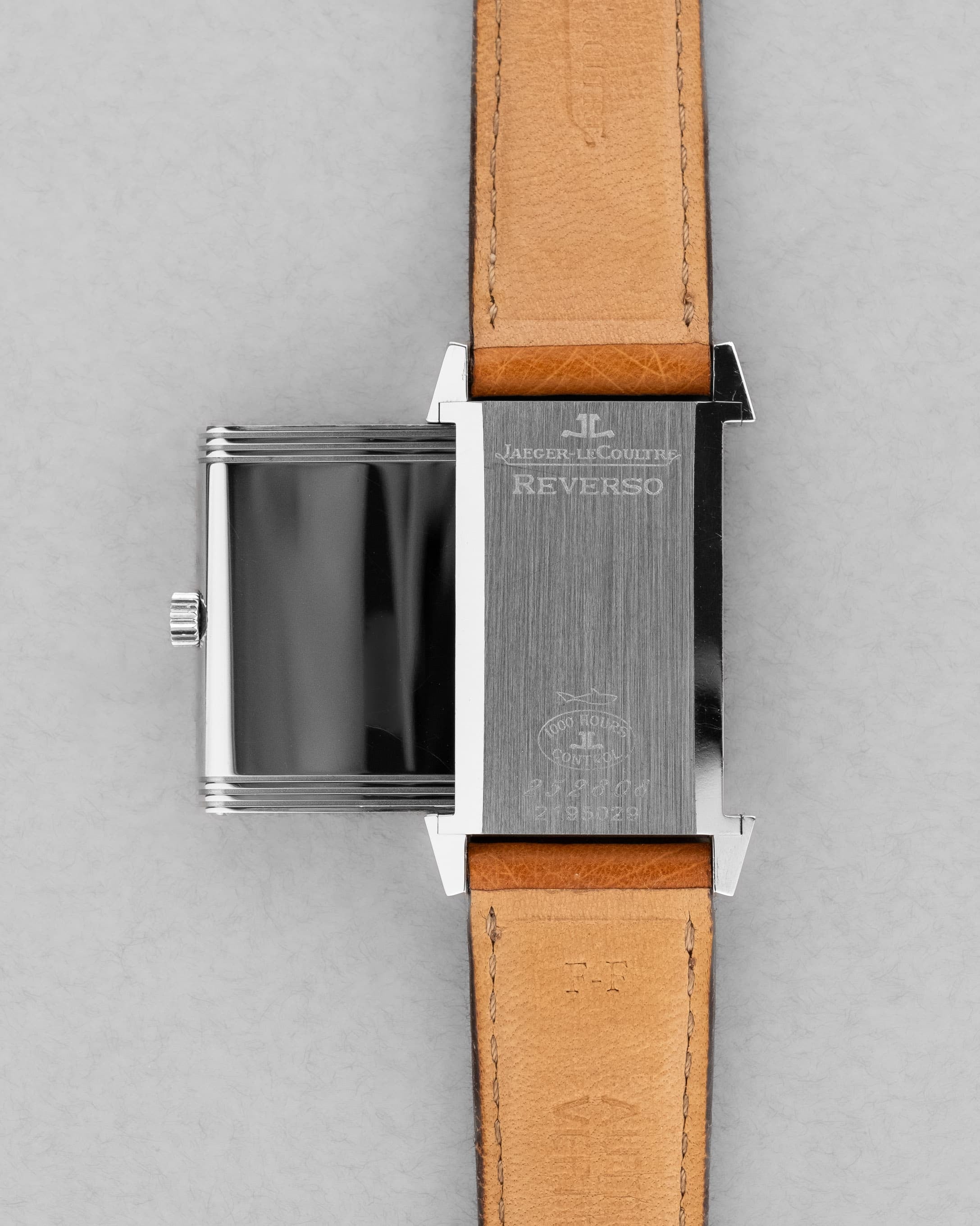 YJRZ Jaeger-LeCoultre Reverso « Classique Medium » Quartz en acier, réf. 251.84.10/252.8.08 - Back