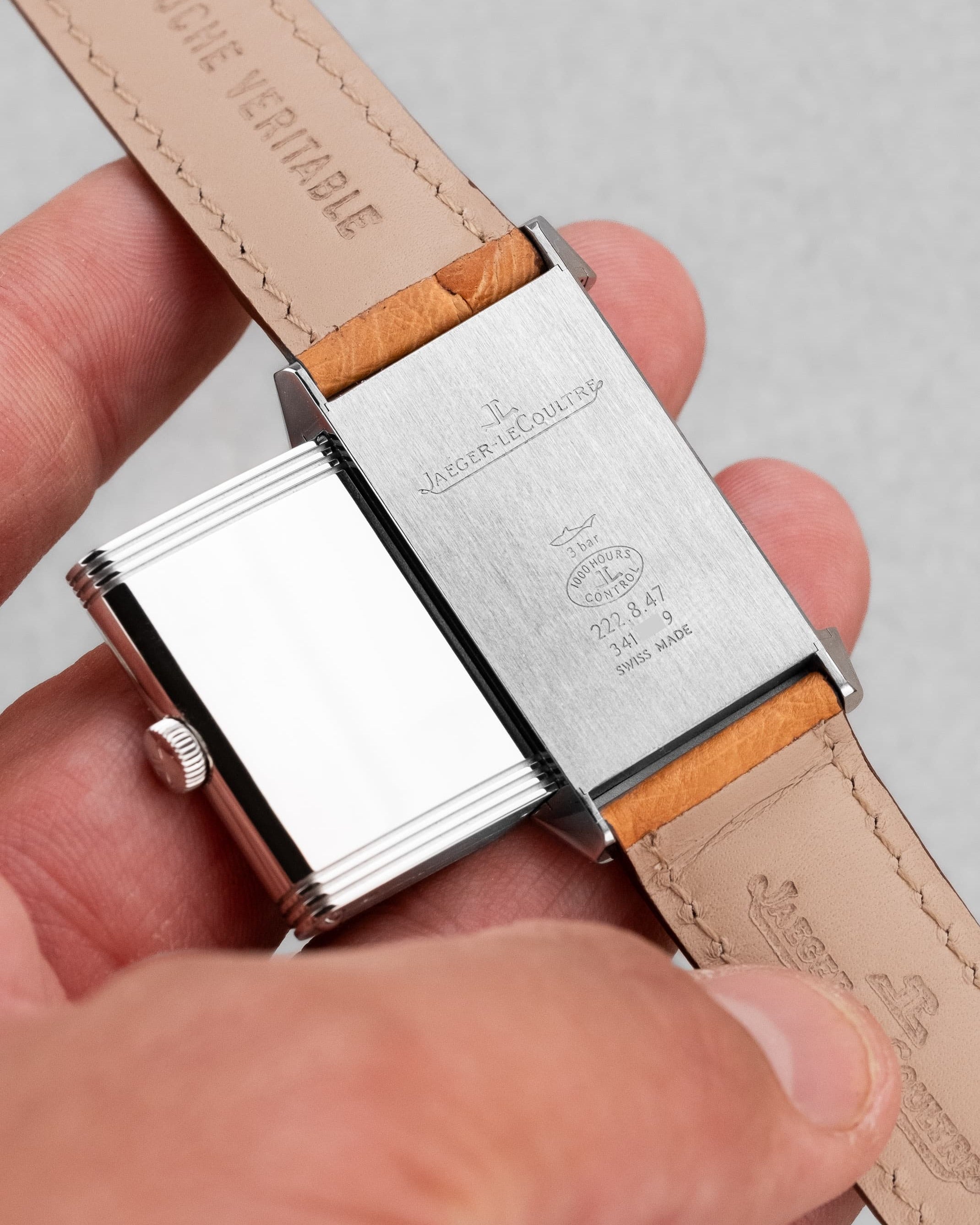 YSBJ Jaeger-LeCoultre Reverso Classique Medium Thin en acier, réf. Q2518540/222.8.47 - Back
