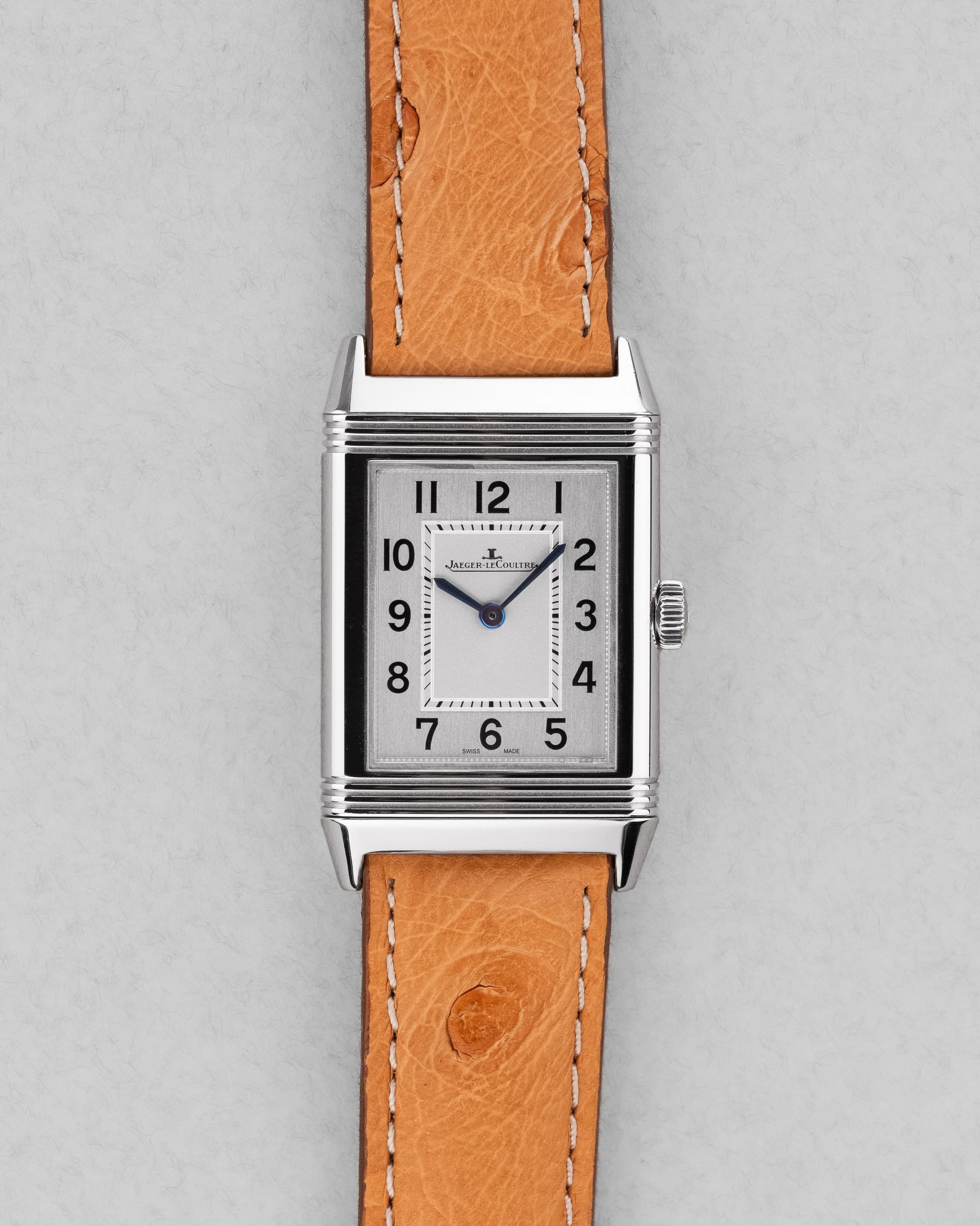 YSBJ Jaeger-LeCoultre Reverso Classique Medium Thin en acier, réf. Q2518540/222.8.47 - Front