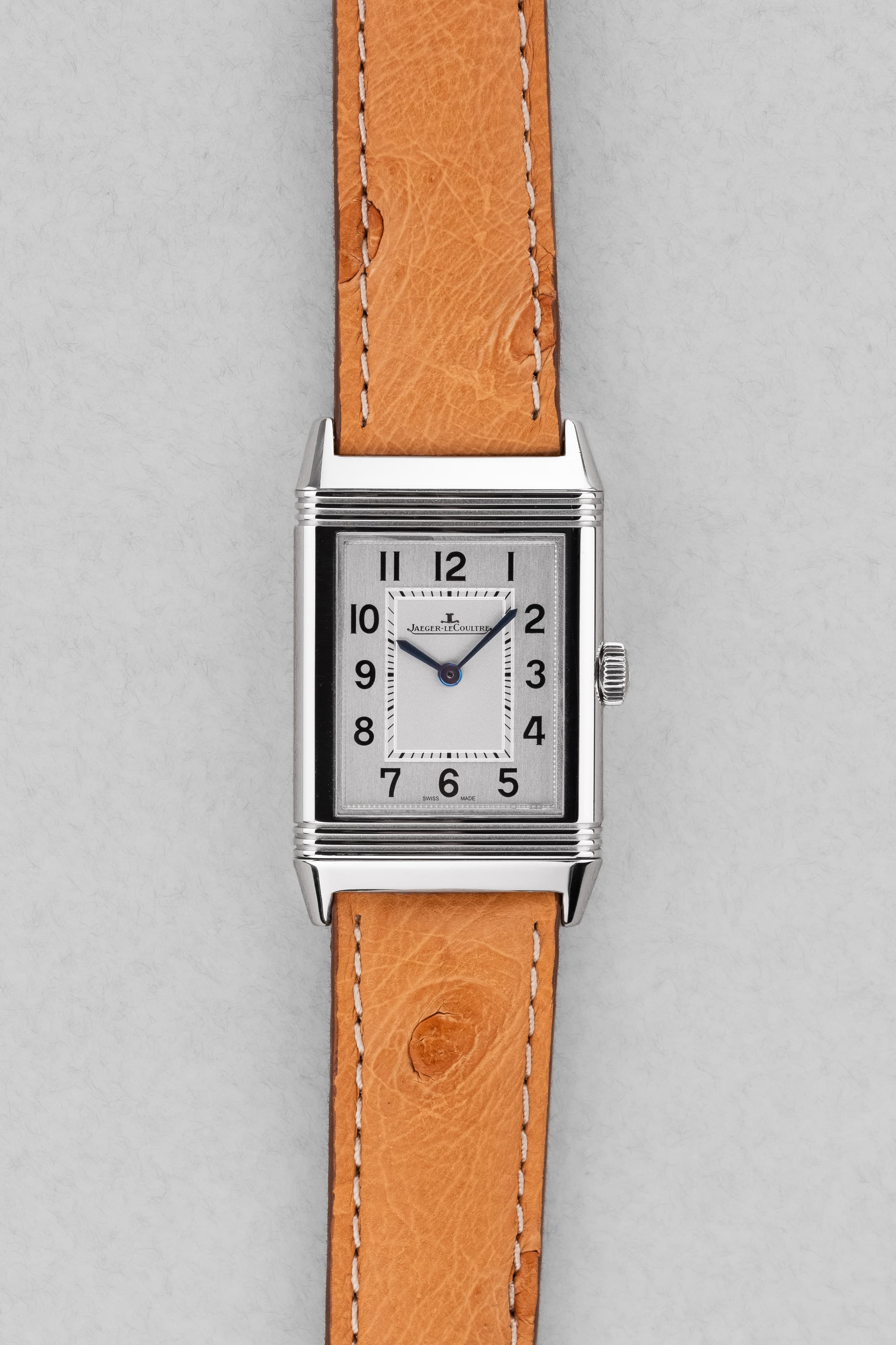 YSBJ Jaeger-LeCoultre Reverso Classique Medium Thin en acier, réf. Q2518540/222.8.47 - Front