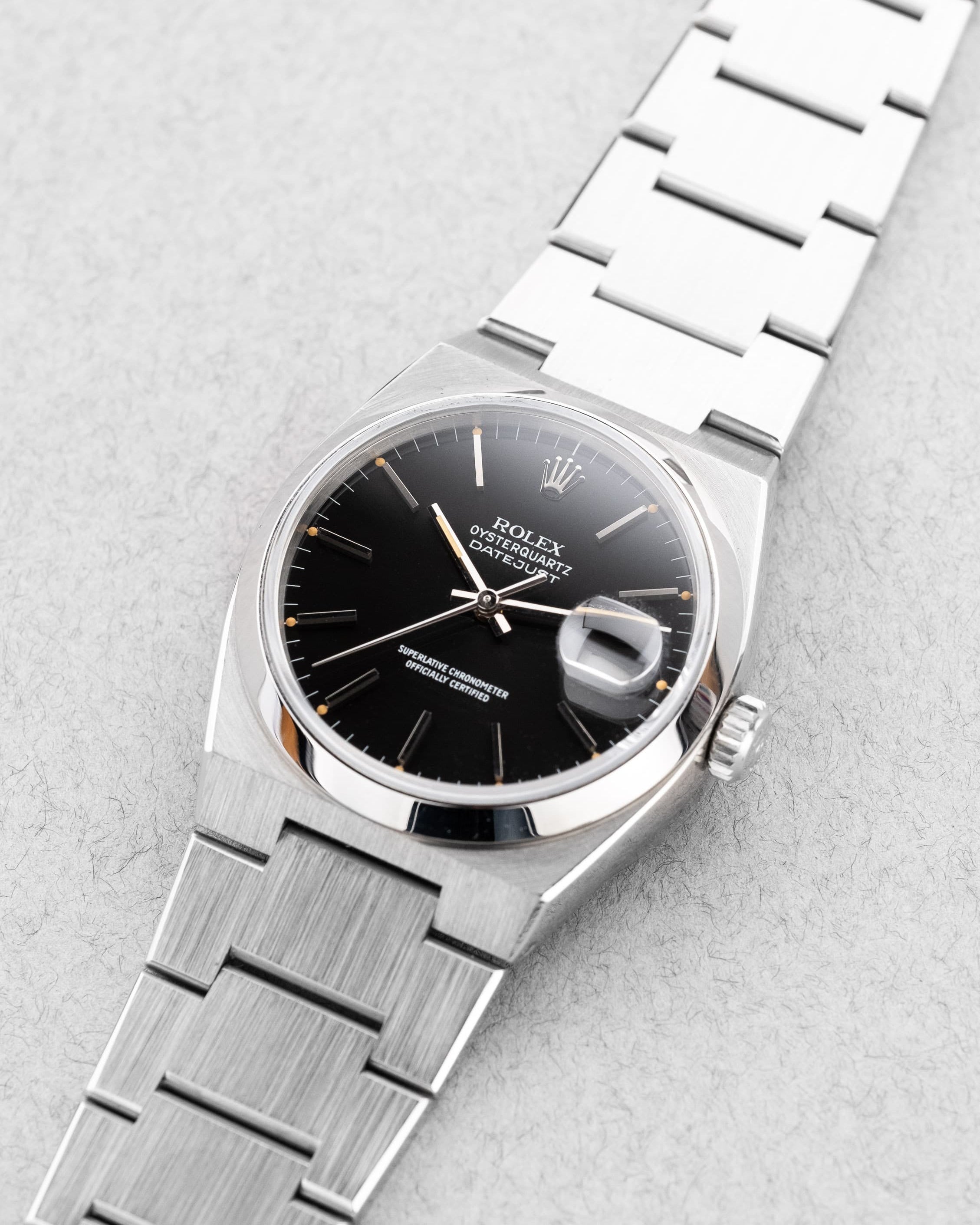 YTEC Rolex Datejust Oysterquartz réf. 17000 de 1982 – Parfait état et superbe patine - Feature