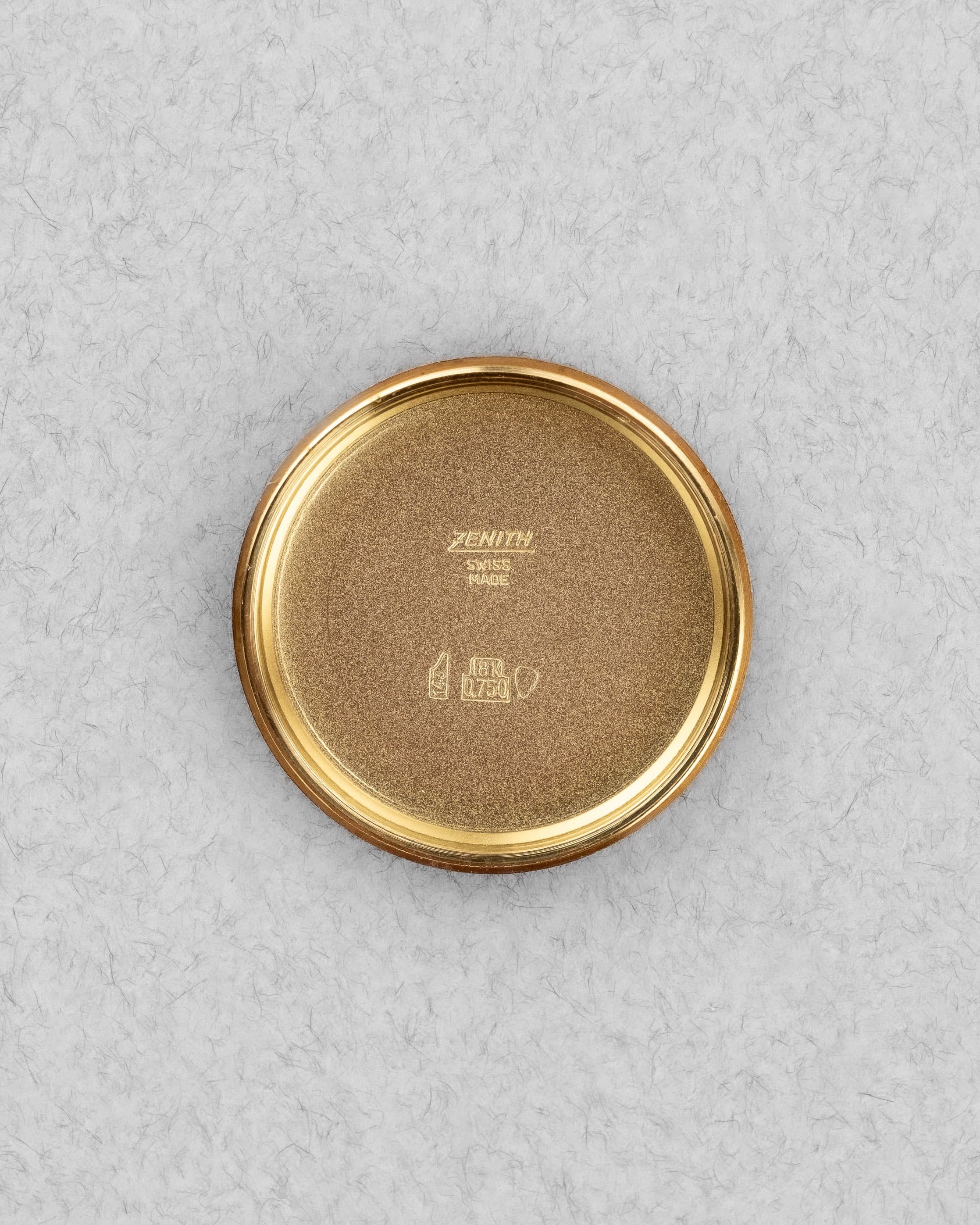 Z3DV Zenith Captain De Luxe Chronomètre Automatic en or jaune de 1970 - Inside case back