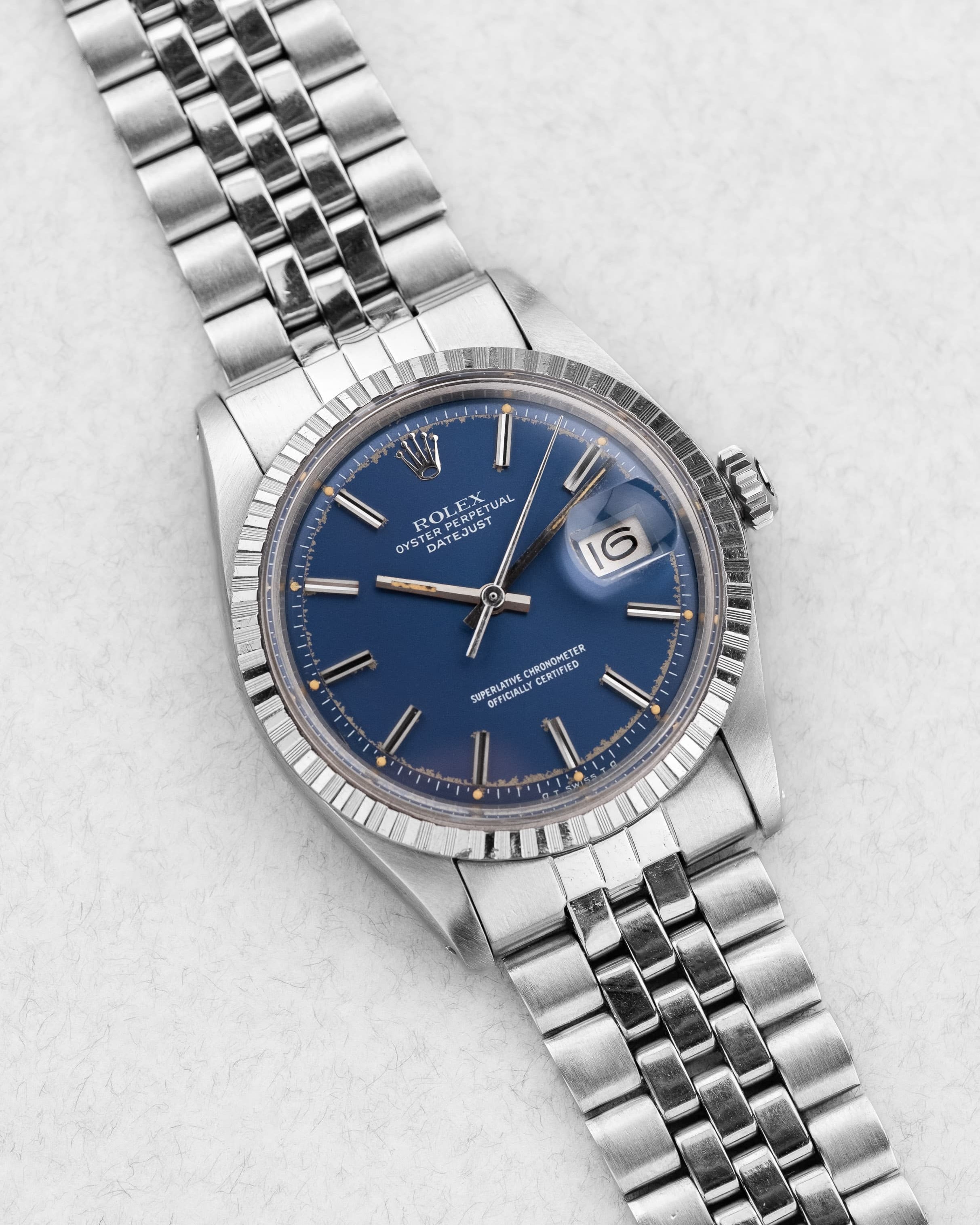 ZAG9 Rolex Datejust réf. 1603 en acier de 1973 – Cadran « Bleu Sigma » - Lifestyle
