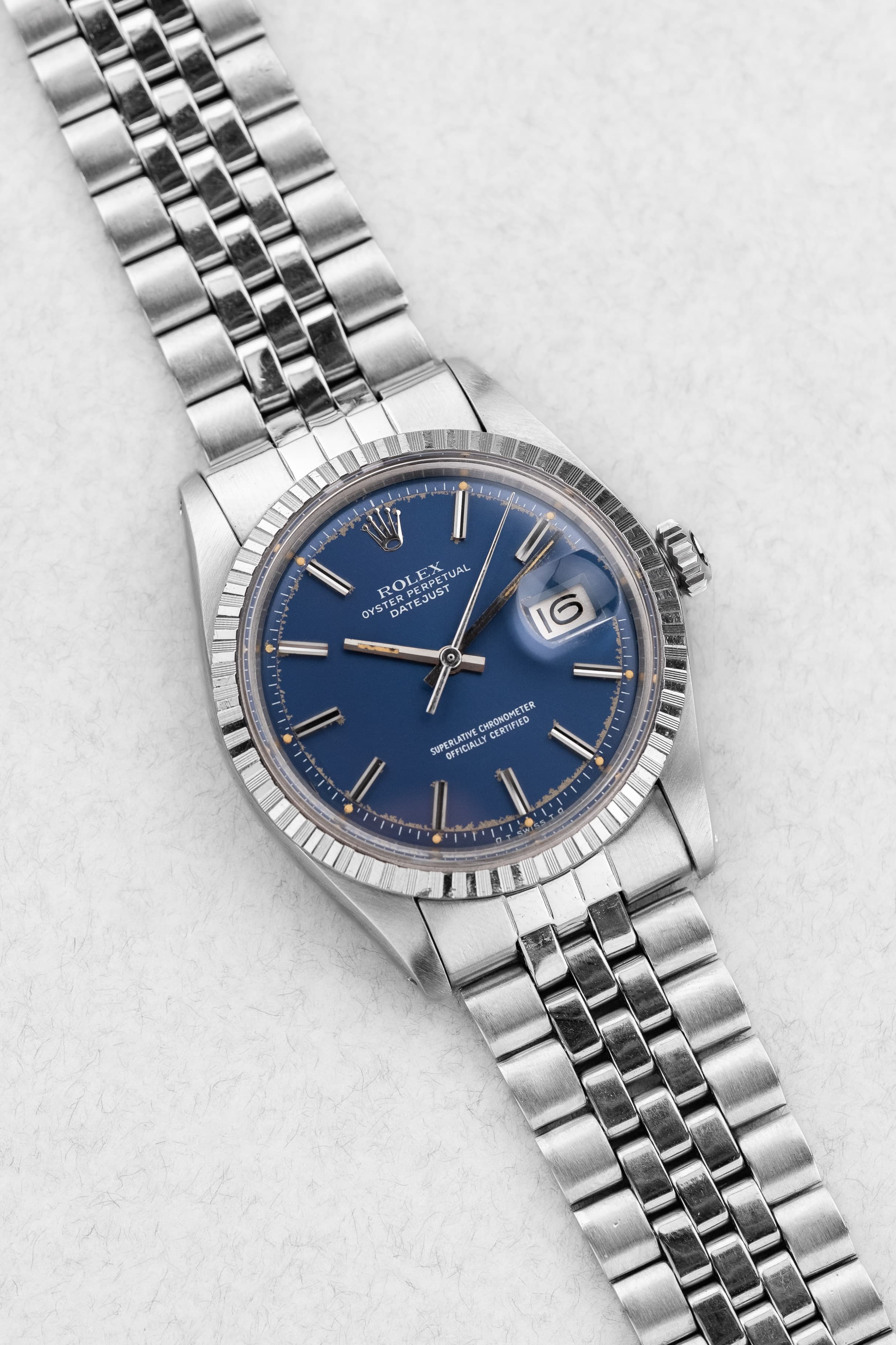 ZAG9 Rolex Datejust réf. 1603 en acier de 1973 – Cadran « Bleu Sigma » - Lifestyle
