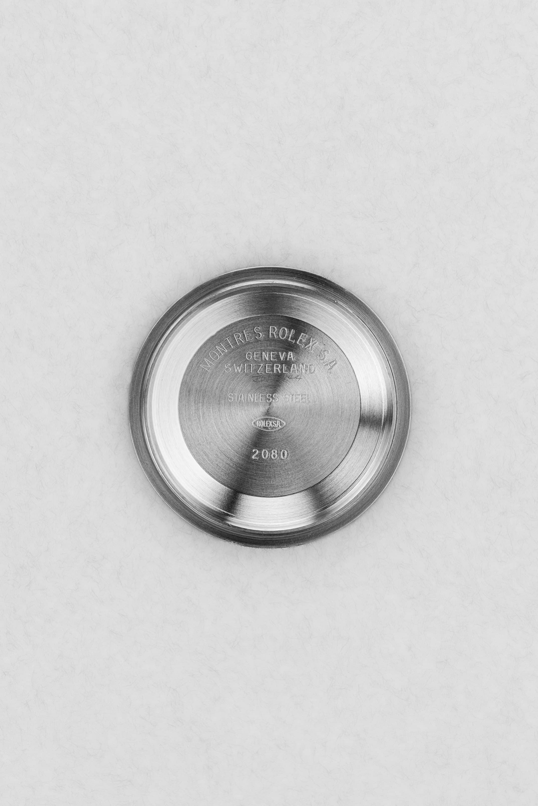 ZXSC Rolex Datejust 16200 Noire de 2002 - Inside case back