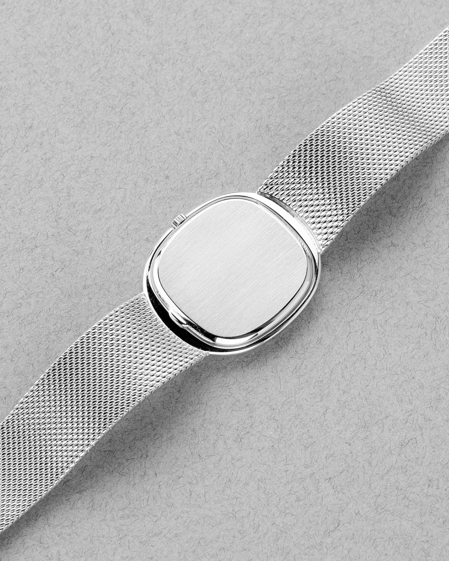 ZY8M Exceptionnelle Patek Philippe Ellipse d'Or 3634 en or blanc - Back