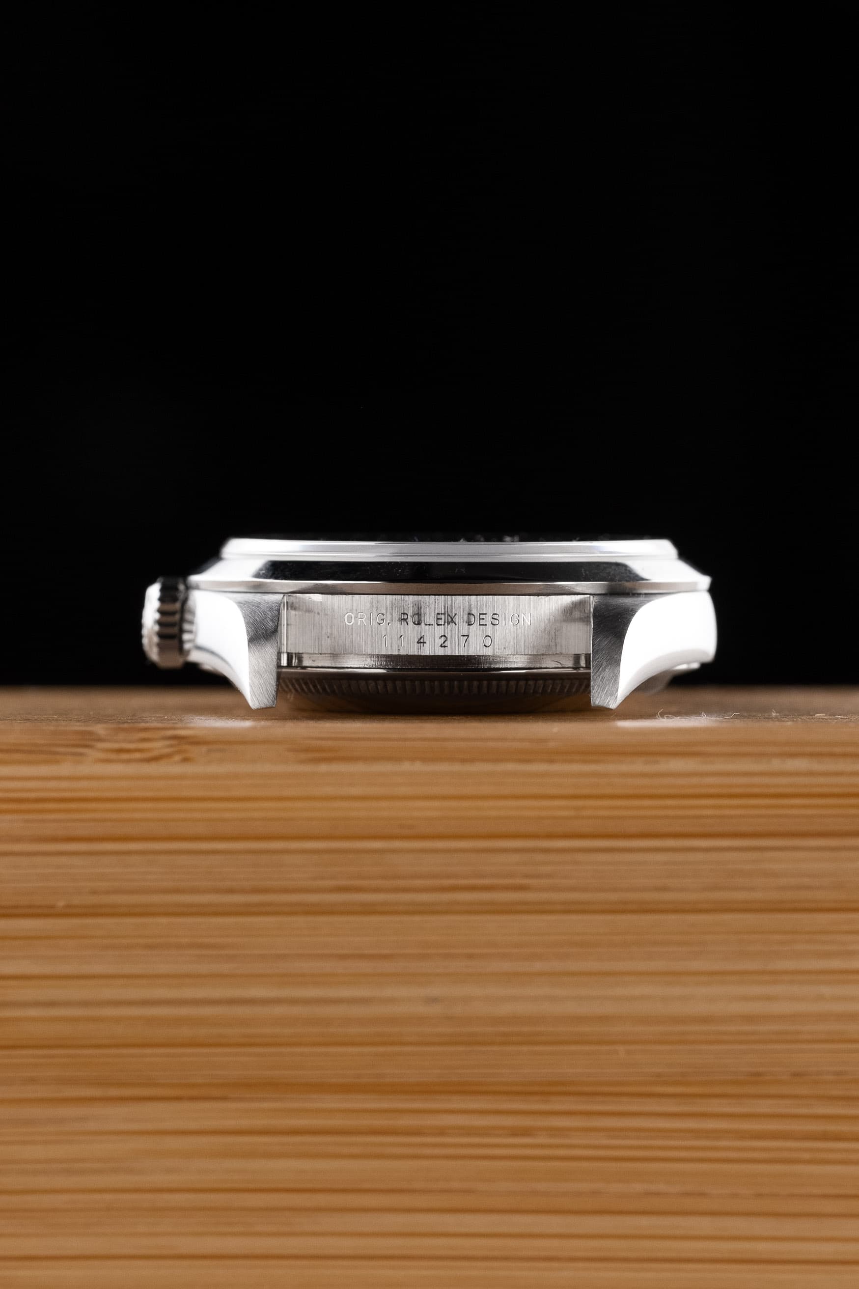 3ABD Rolex Explorer 114270 de 2002 - Lugs - Reference