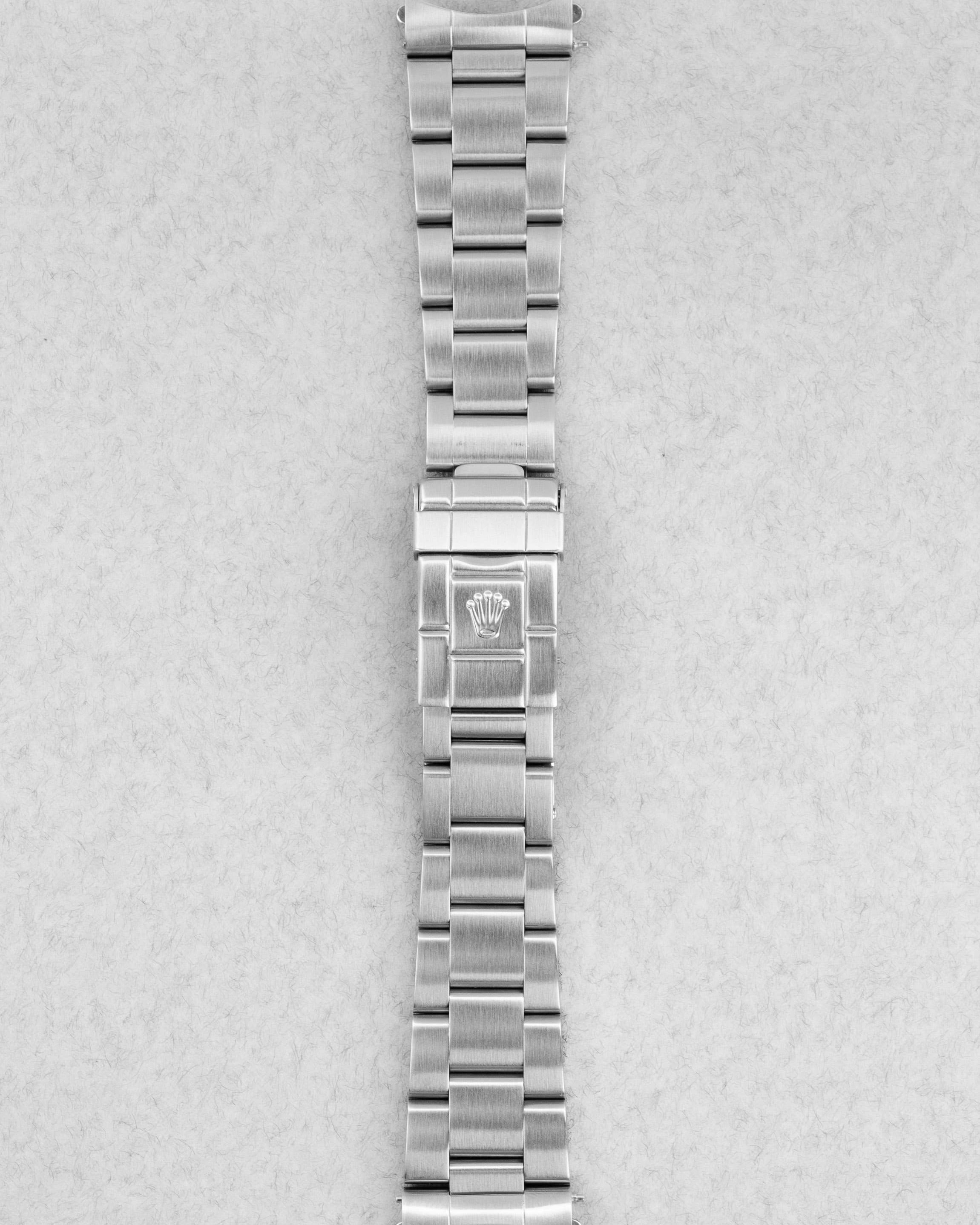 PJ7B Rolex Explorer 14270 de 2000 – Mint & Super Full Set - Bracelet Front