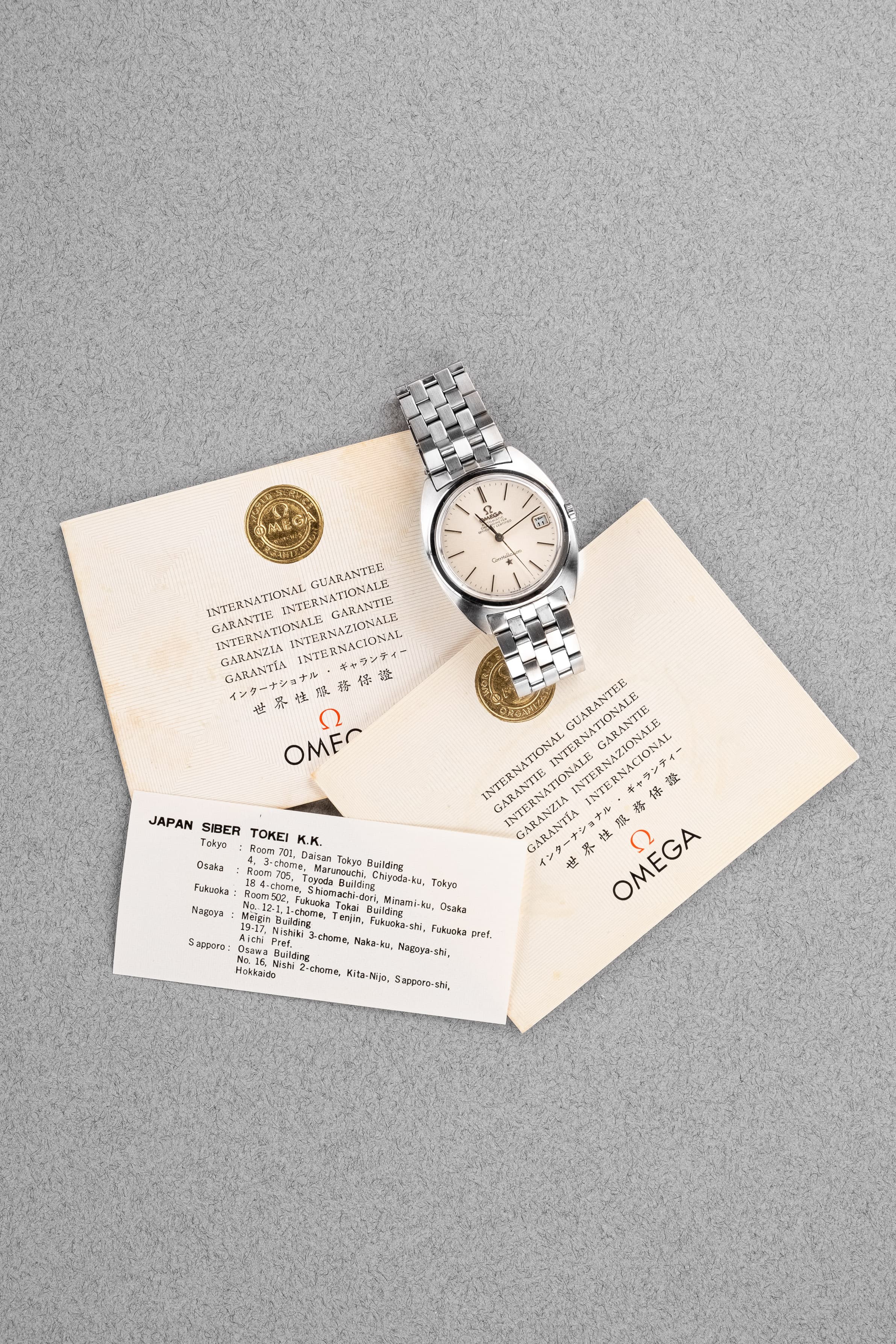 19KE Omega Constellation 168.017 de 1966 – Collector's Set - Papers