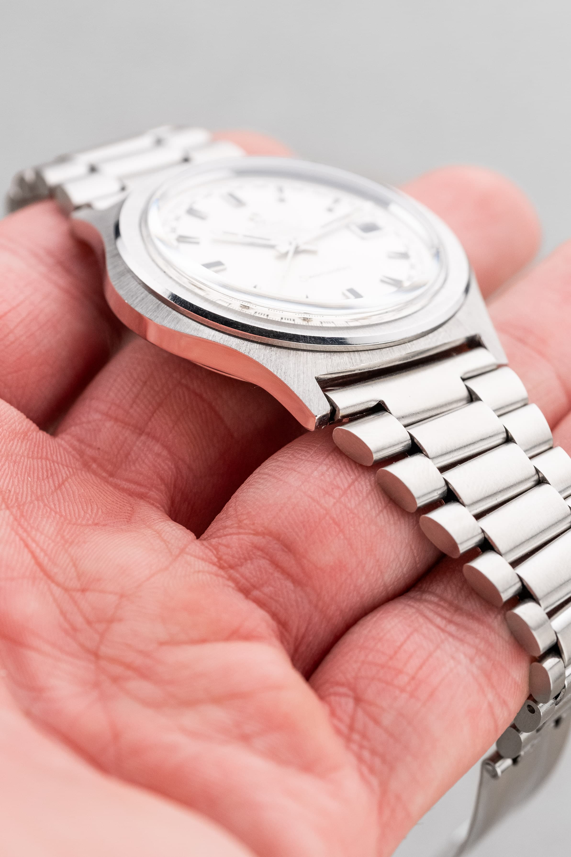 RZY8 Rare Omega Seamaster réf. 168.050 « Jumbo » Chronomètre de 1970 – Parfait état - Left side