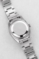 3WCY Rolex Oyster Perpetual 34 réf. 114200 de 2018 – Cadran bleu « Explorer 3-6-9 », Parfait état et Full Set - Back