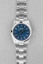 4KEG Rolex Air-King ref. 14000 del 1996 – Quadrante blu - Fronte