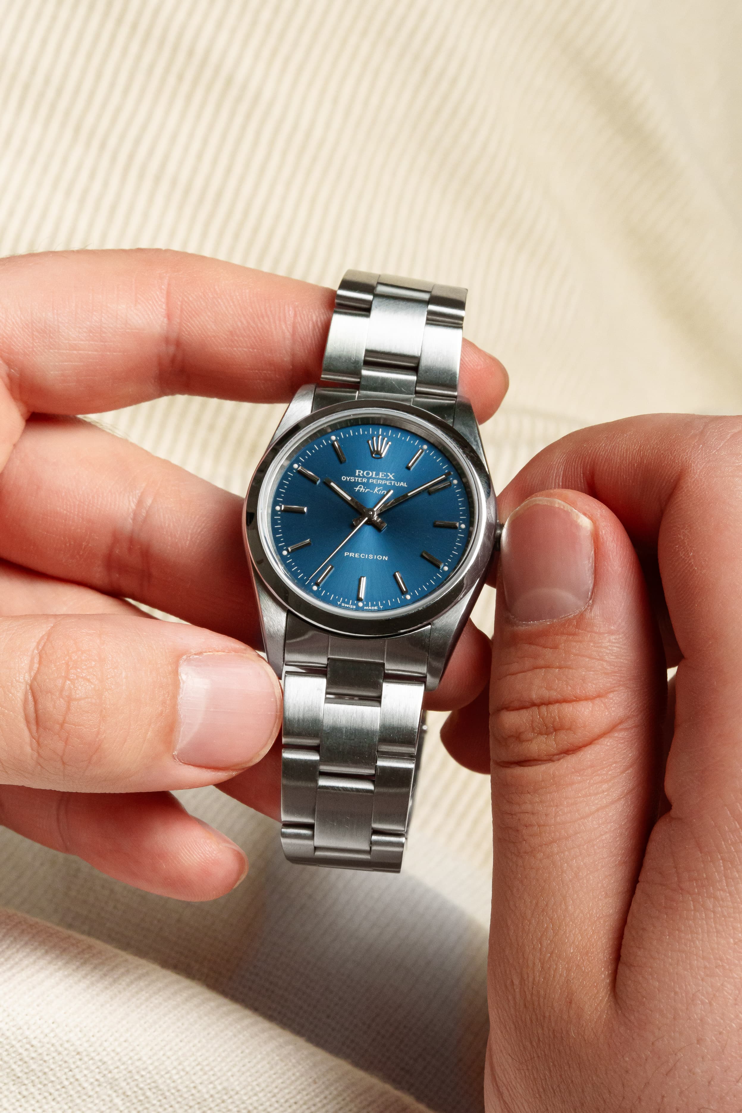 4KEG Rolex Air-King ref. 14000 del 1996 – Quadrante blu - Lifestyle