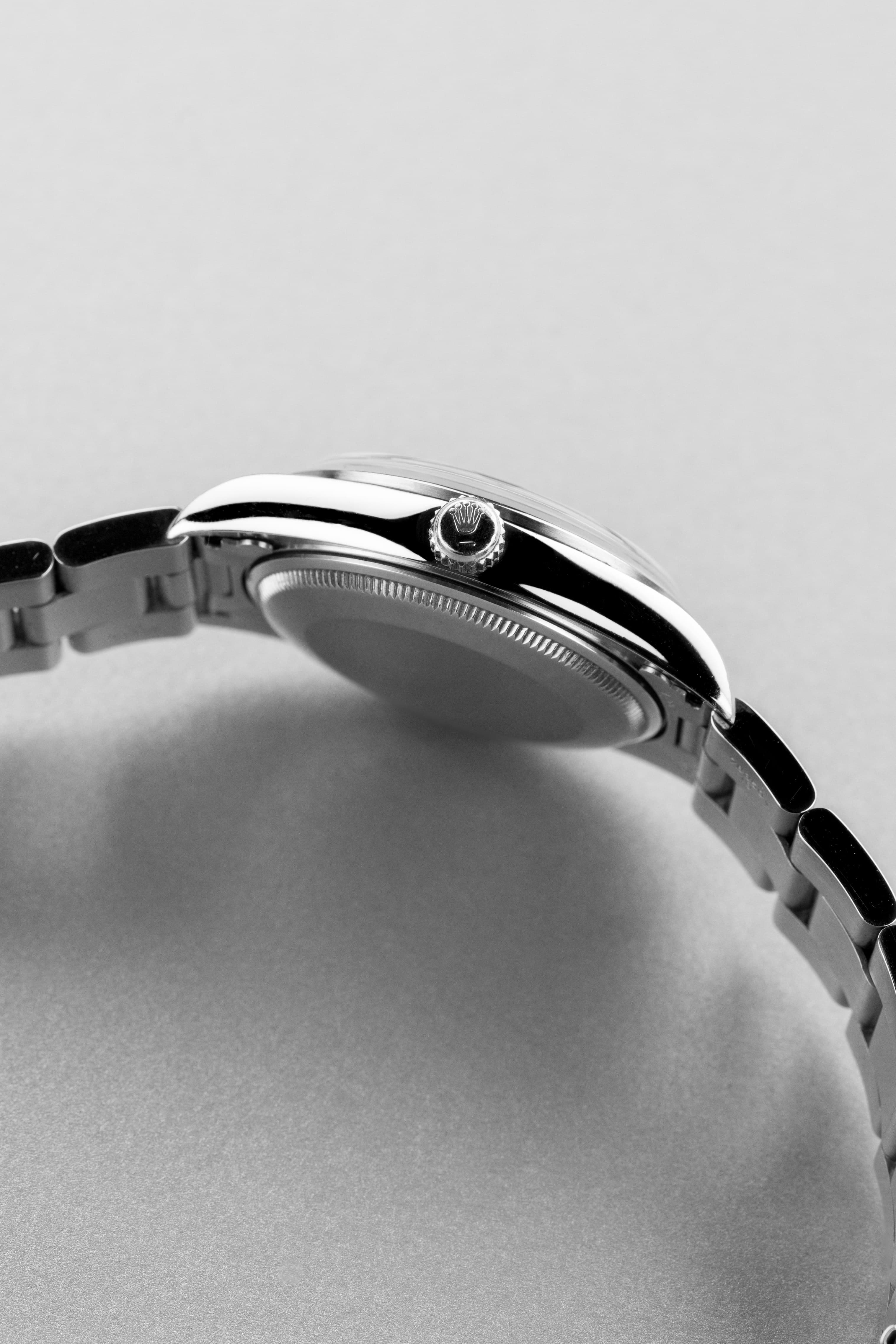 4KEG Rolex Air-King ref. 14000 del 1996 – Quadrante blu - Lato destro