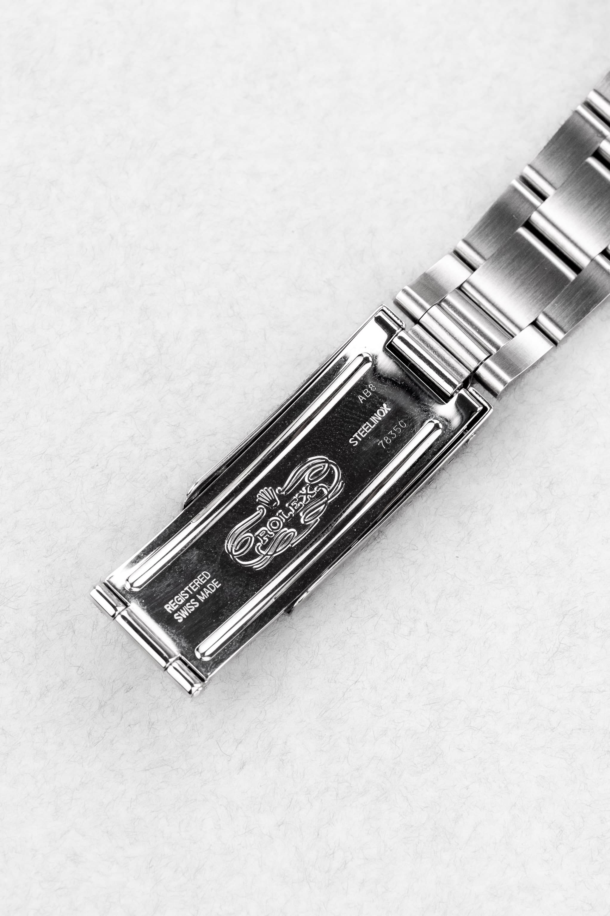 4S6Y Rolex Oyster Perpetual Date réf. 15200 de 2000 – Cadran « Silver » - Buckle Inside