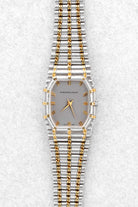 5CUS Audemars Piguet « Bamboo Deux Ors » en or blanc et or jaune circa 1987 - Front