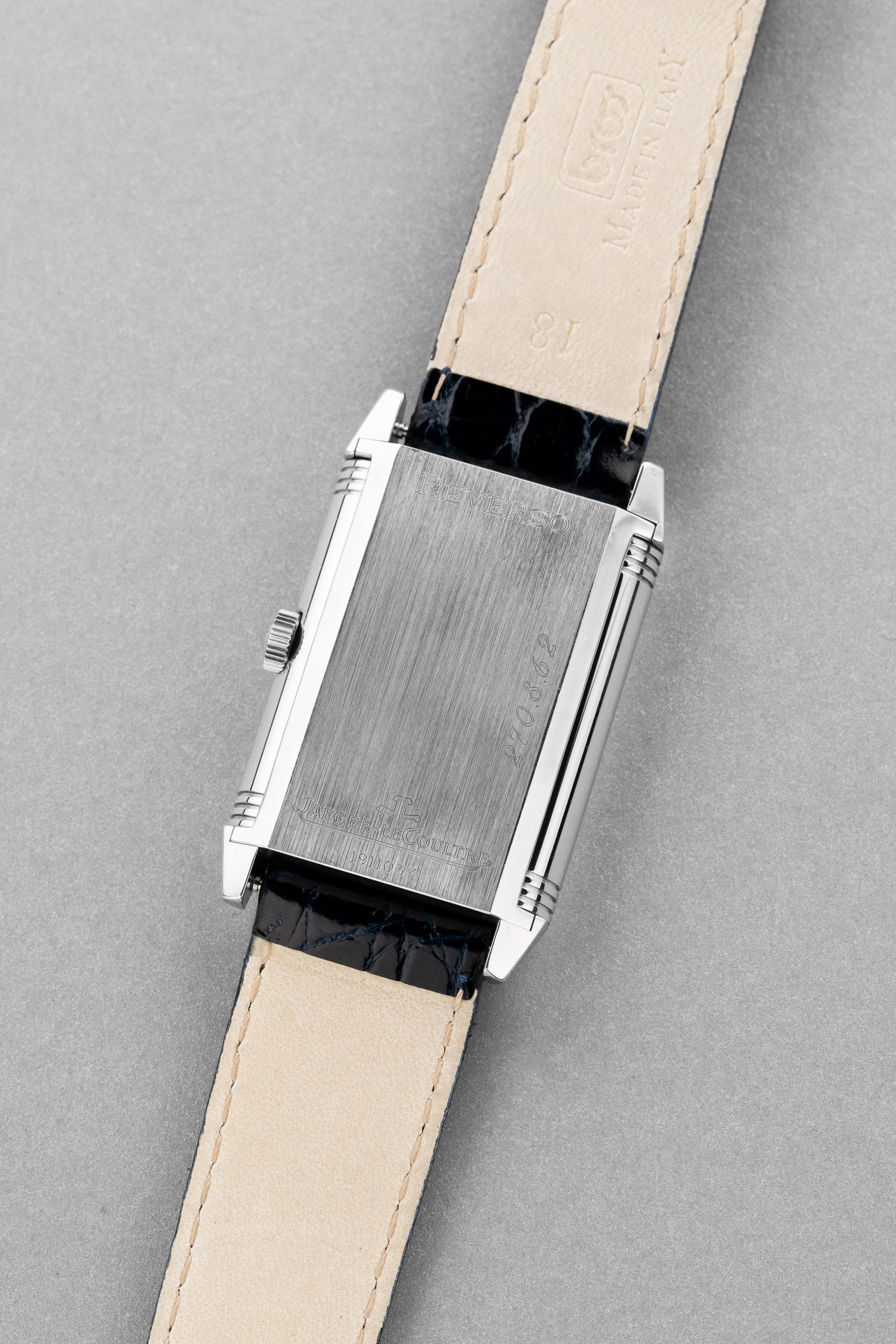 5JQK Jaeger-LeCoultre Reverso « Grande Taille » en acier, réf. 270.8.62/Q2708410 - Back