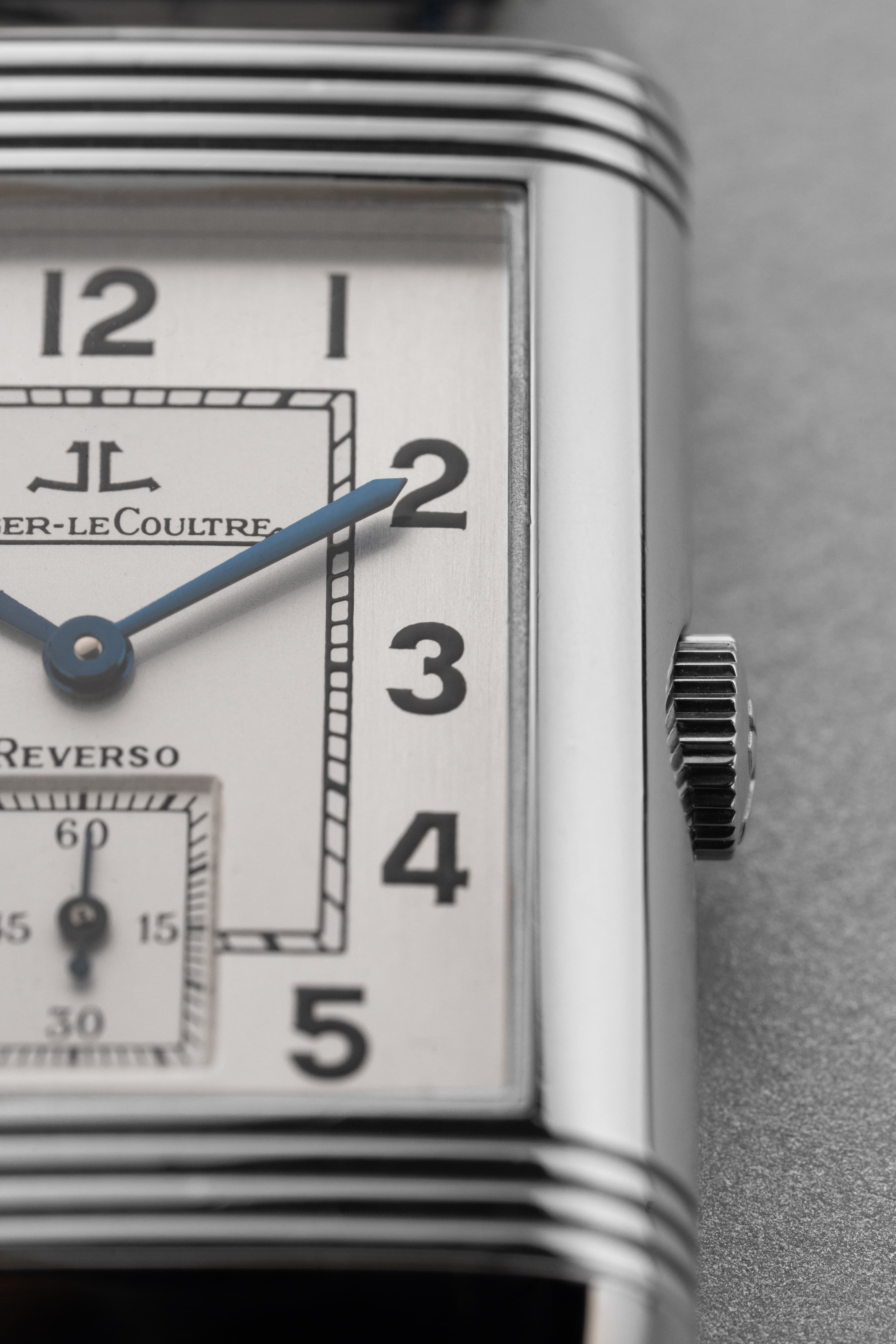 5JQK Jaeger-LeCoultre Reverso « Grande Taille » en acier, réf. 270.8.62/Q2708410 - Dial