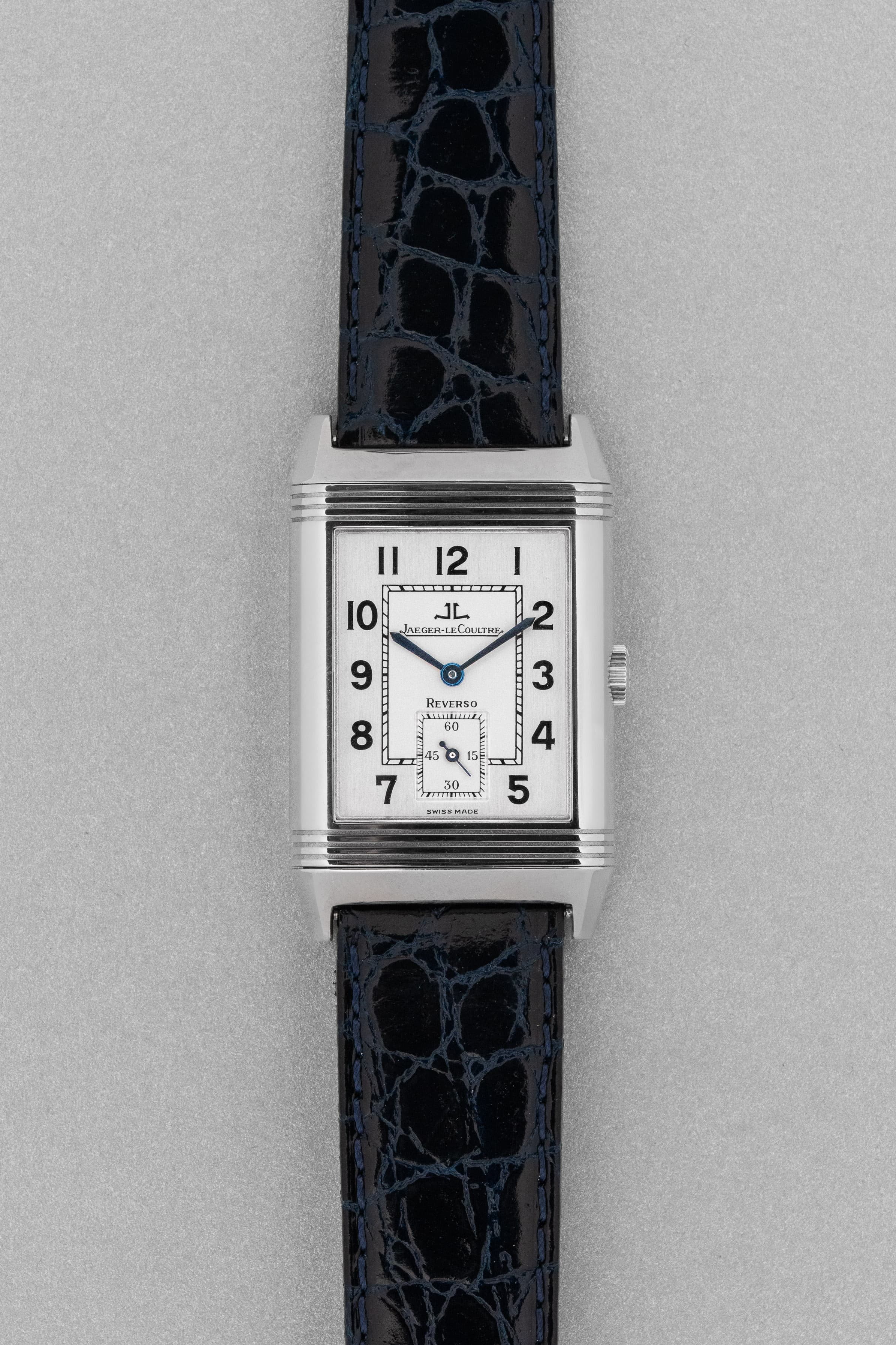 5JQK Jaeger-LeCoultre Reverso « Grande Taille » en acier, réf. 270.8.62/Q2708410 - Front
