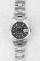 5P55 Rolex Oyster Perpetual Date réf. 15200 de 1991 – Rare cadran gris souris - Front