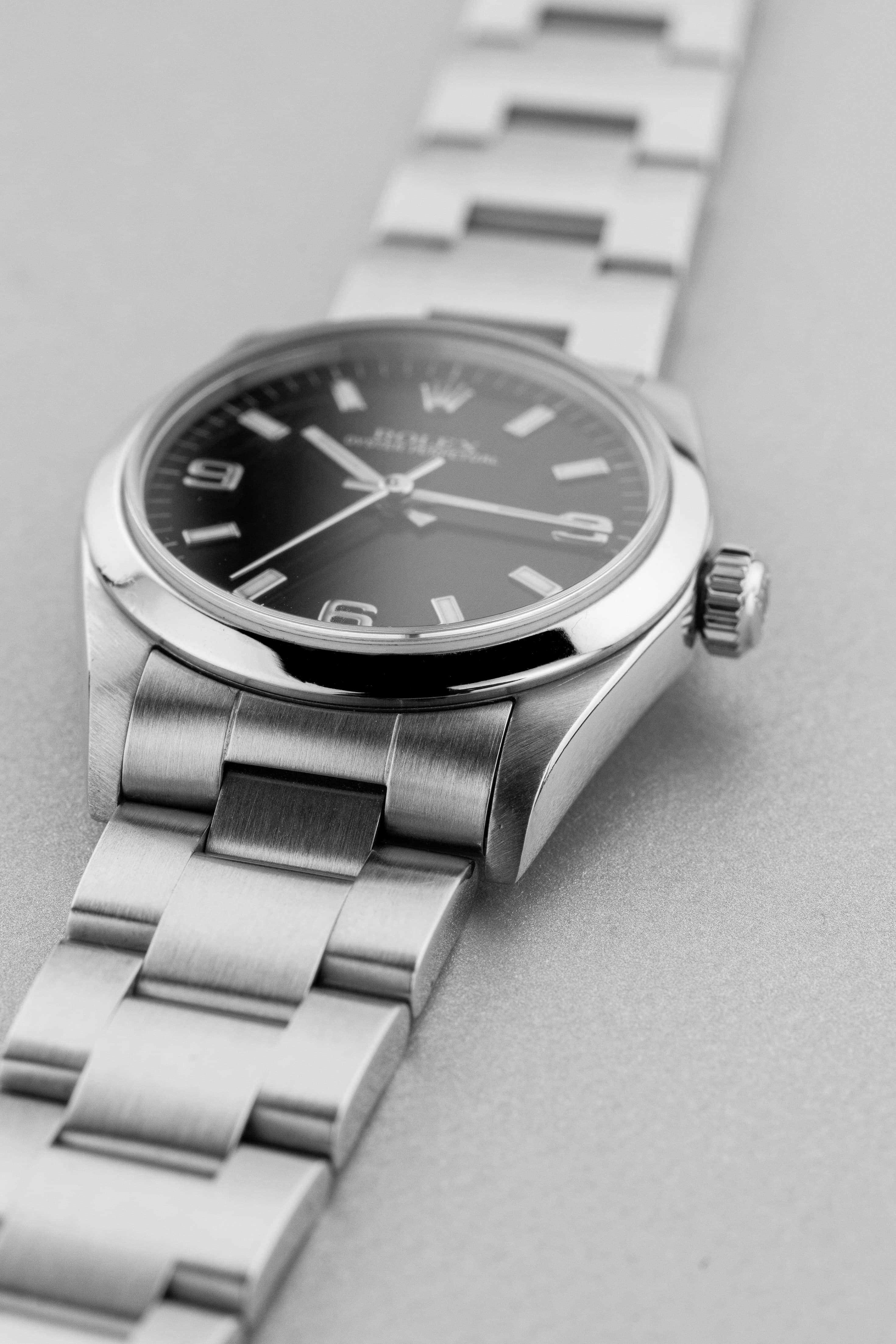 5WWQ Rolex Oyster Perpetual 31 ref. 77080 del 2000 – Quadrante nero «Explorer 3-6-9» - Lato destro