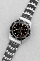 5ZWP Exceptionnelle Rolex Submariner 5508 « Gilt Small Crown James Bond Chronomètre » de 1962 – Parfait état et mouvement rare - Three Quarters