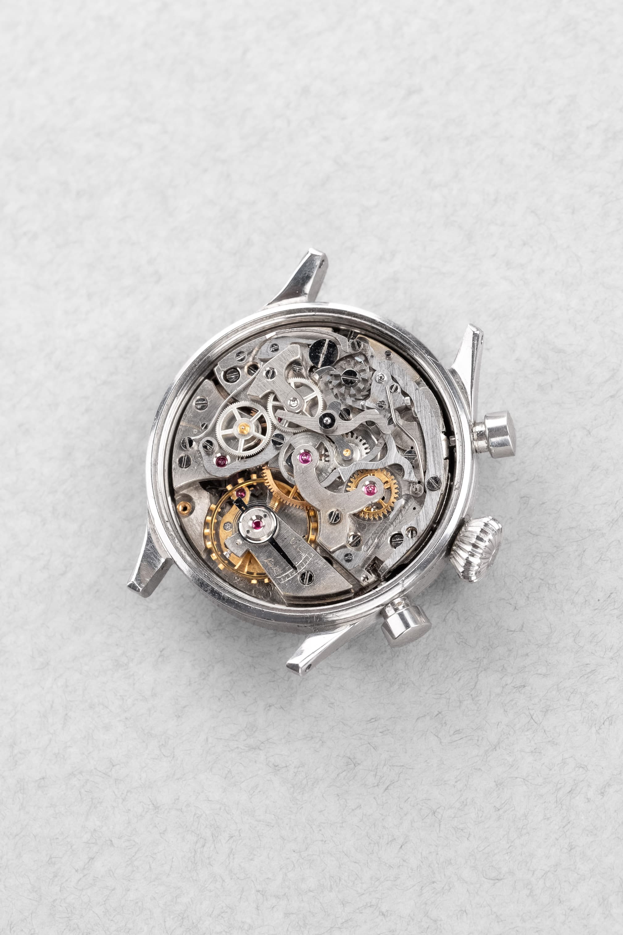 P4P7 Exceptionnel chronographe Breguet Type 20 militaire 5101/54 de 1ère génération, cadran « Glossy Gilt »/Laqué, livré au Ministère de l'Air en 1956 - Movement