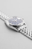 6DQ9 Superb 1969 Rolex Datejust Ref. 1601 in Steel – “Blue Shantung/Mosaic” Dial - Left side