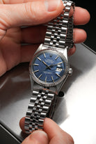 6DQ9 Superb 1969 Rolex Datejust Ref. 1601 in Steel – “Blue Shantung/Mosaic” Dial - Lifestyle