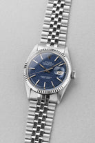 6DQ9 Superb 1969 Rolex Datejust Ref. 1601 in Steel – “Blue Shantung/Mosaic” Dial - Three Quarters