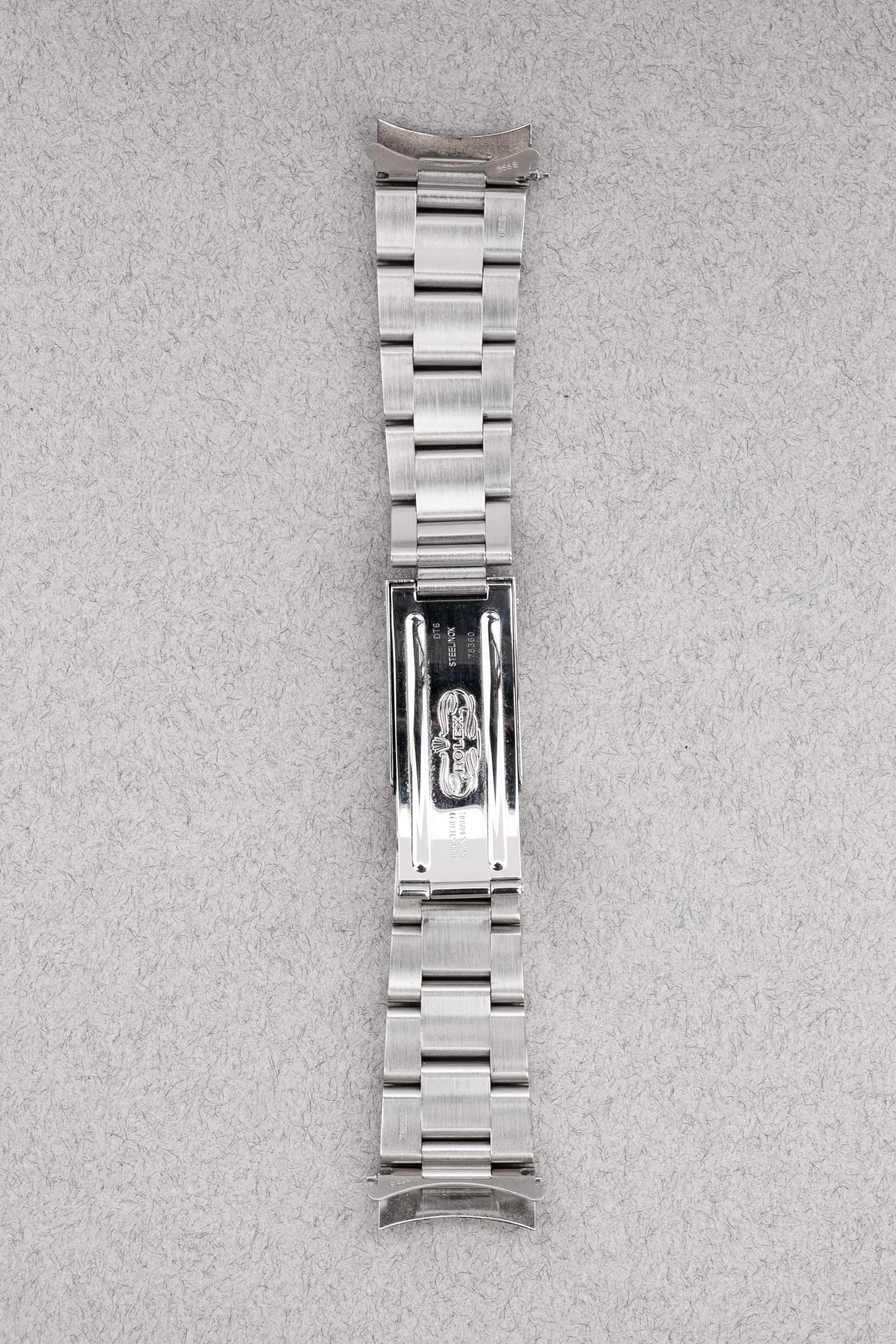 6SCR Rolex Datejust 16200 « Silver Roman » de 2001 avec sa garantie d'origine - Bracelet Back