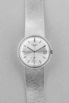 6TFR Patek Philippe Calatrava 3445/6 自動上鍊「Florentine」白金腕錶，circa 1968 - 正面