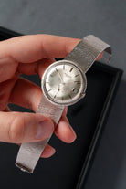6TFR Patek Philippe Calatrava 3445/6 自動上鍊「Florentine」白金腕錶，circa 1968 - 整體圖