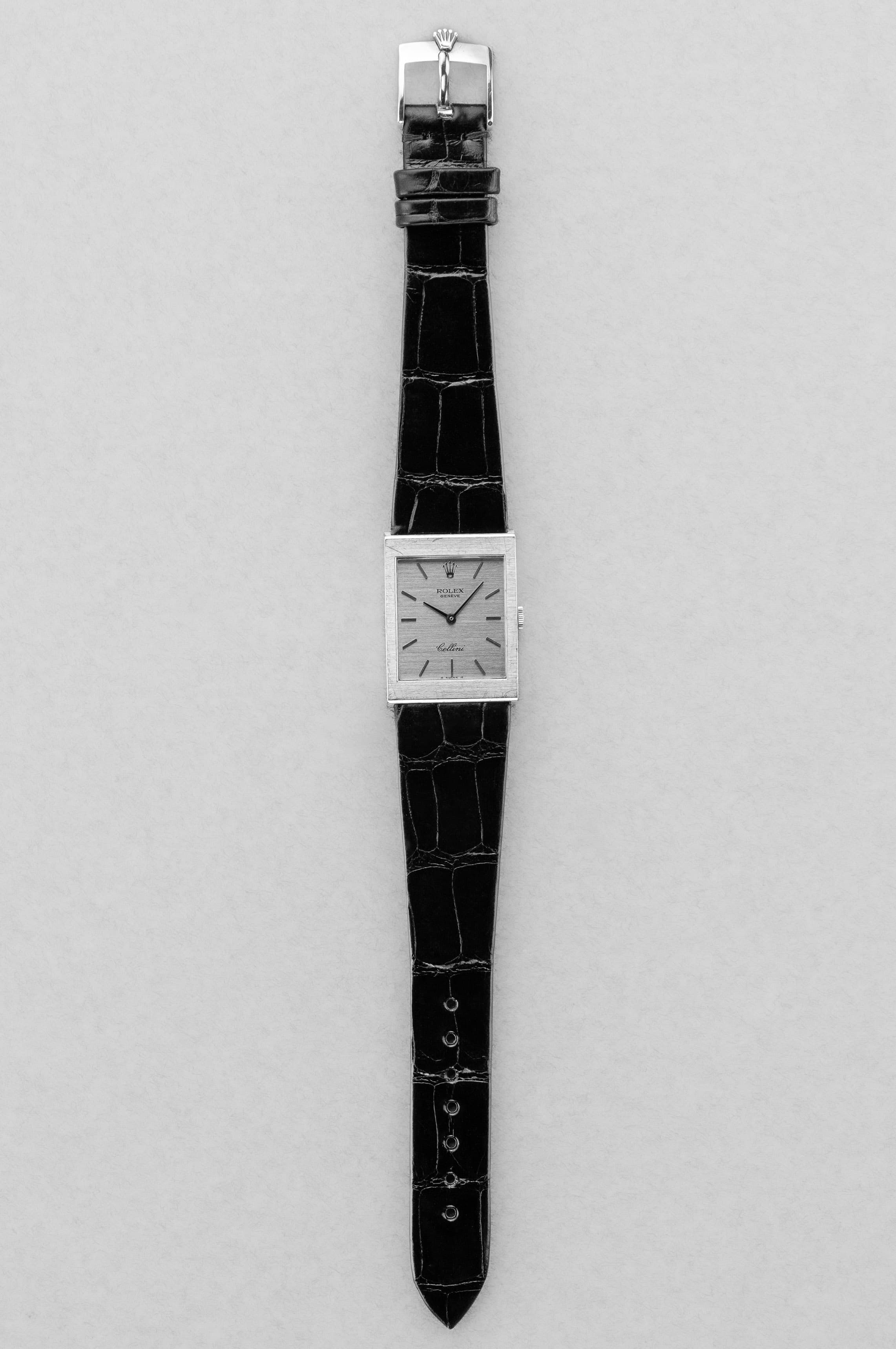 6ZEM-sj Rolex Cellini réf. 4014 en or blanc de 1976 – Jamais polie - Overview