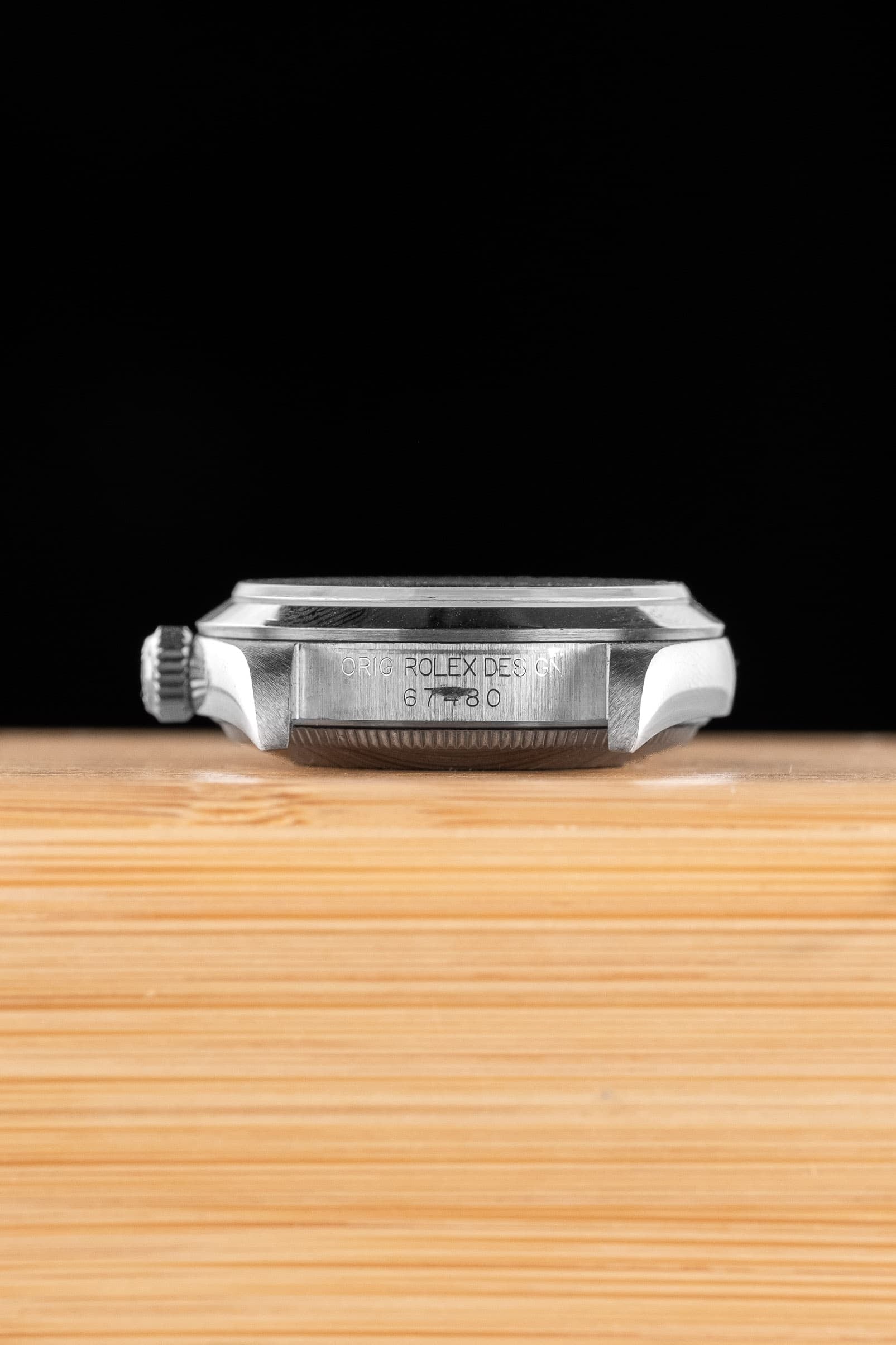 VN4D Rolex Oyster Perpetual 31 réf. 67480 de 1997-1998 – Cadran rose/saumon « Explorer 3-6-9 » - Lugs - Reference