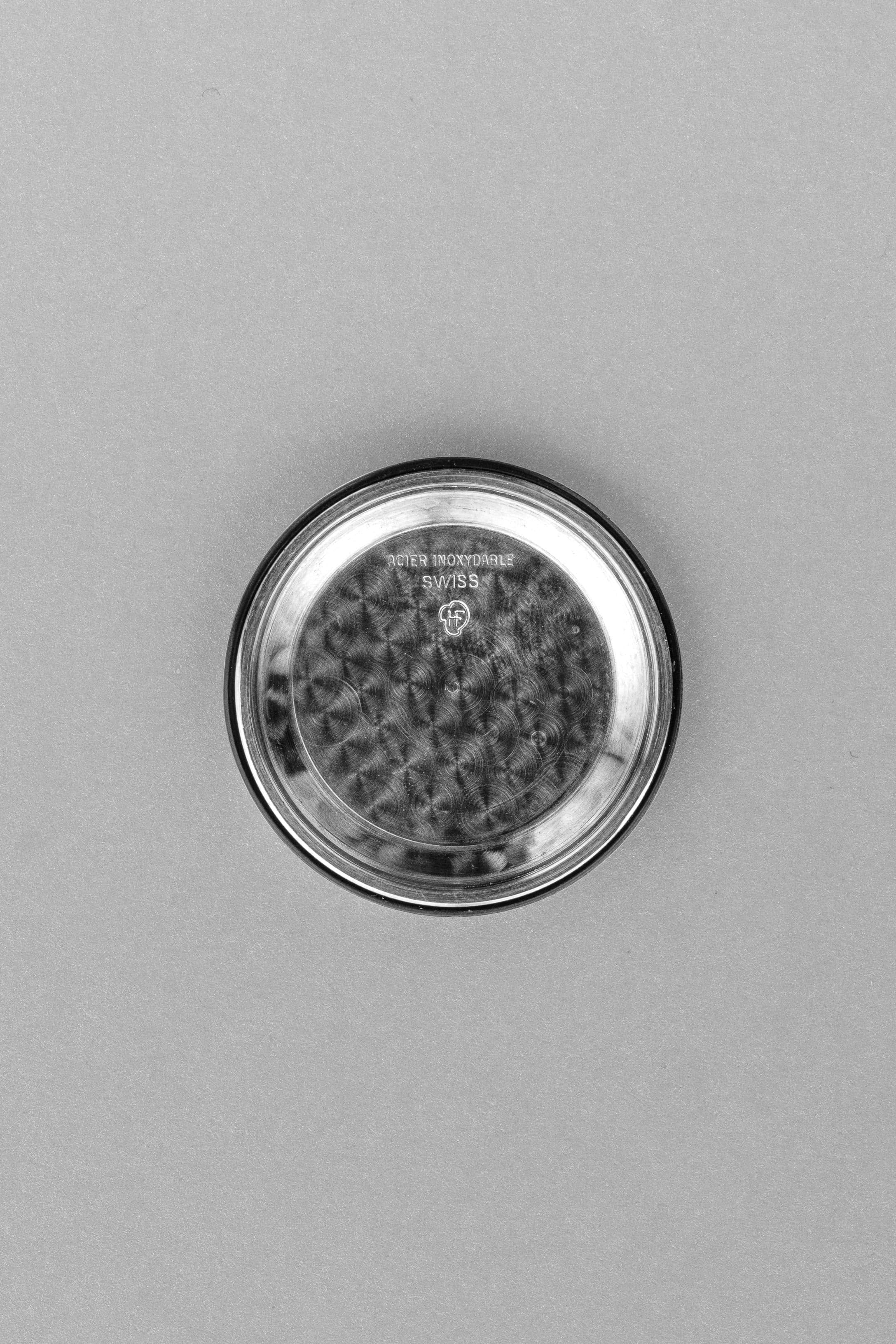 8H9A Superbe Universal Genève Polerouter réf. 20217/4 de 1955-1956 - Inside case back