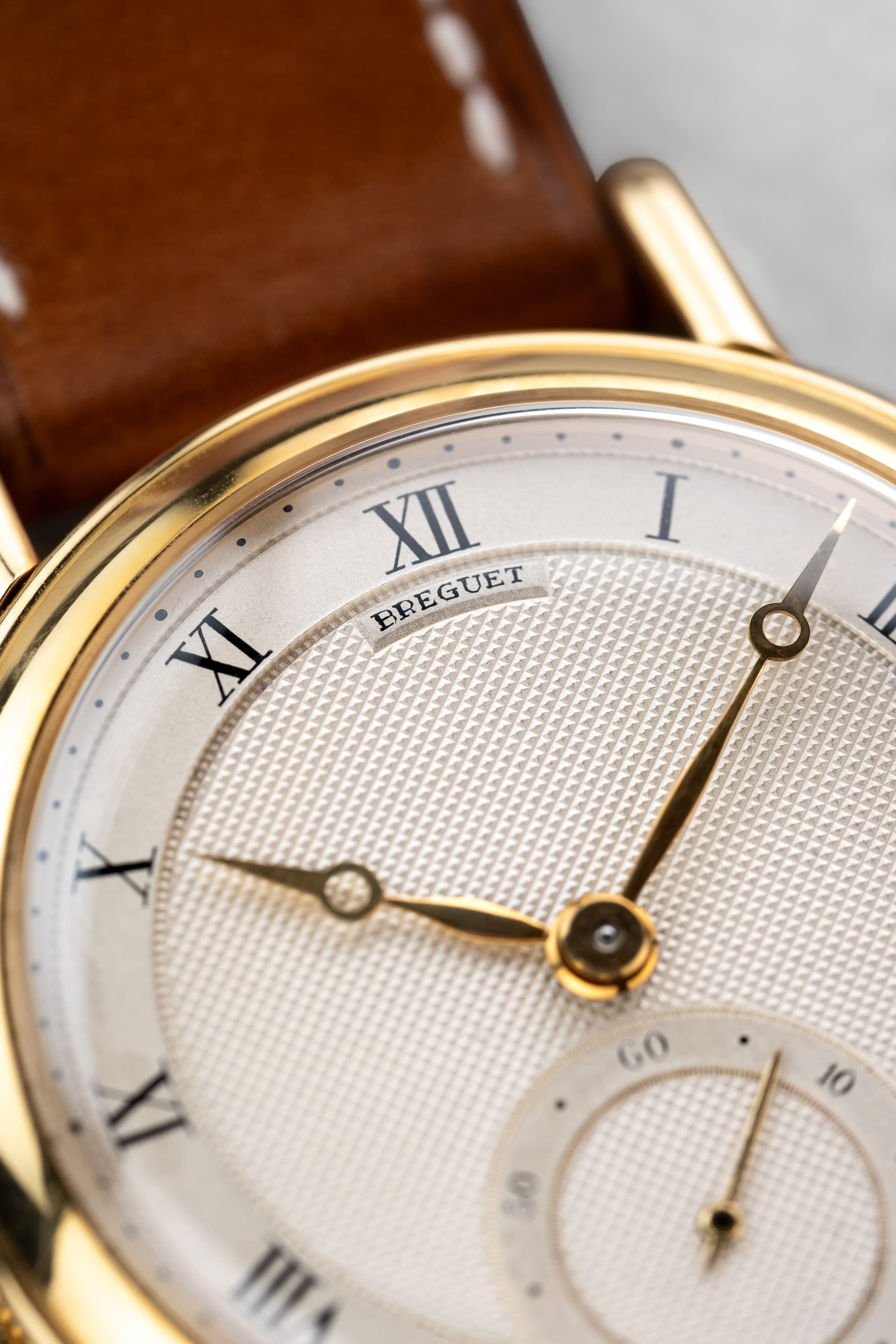8TCB Extraordinaire Breguet « Empire » en or jaune, vendue en 1957 - Dial
