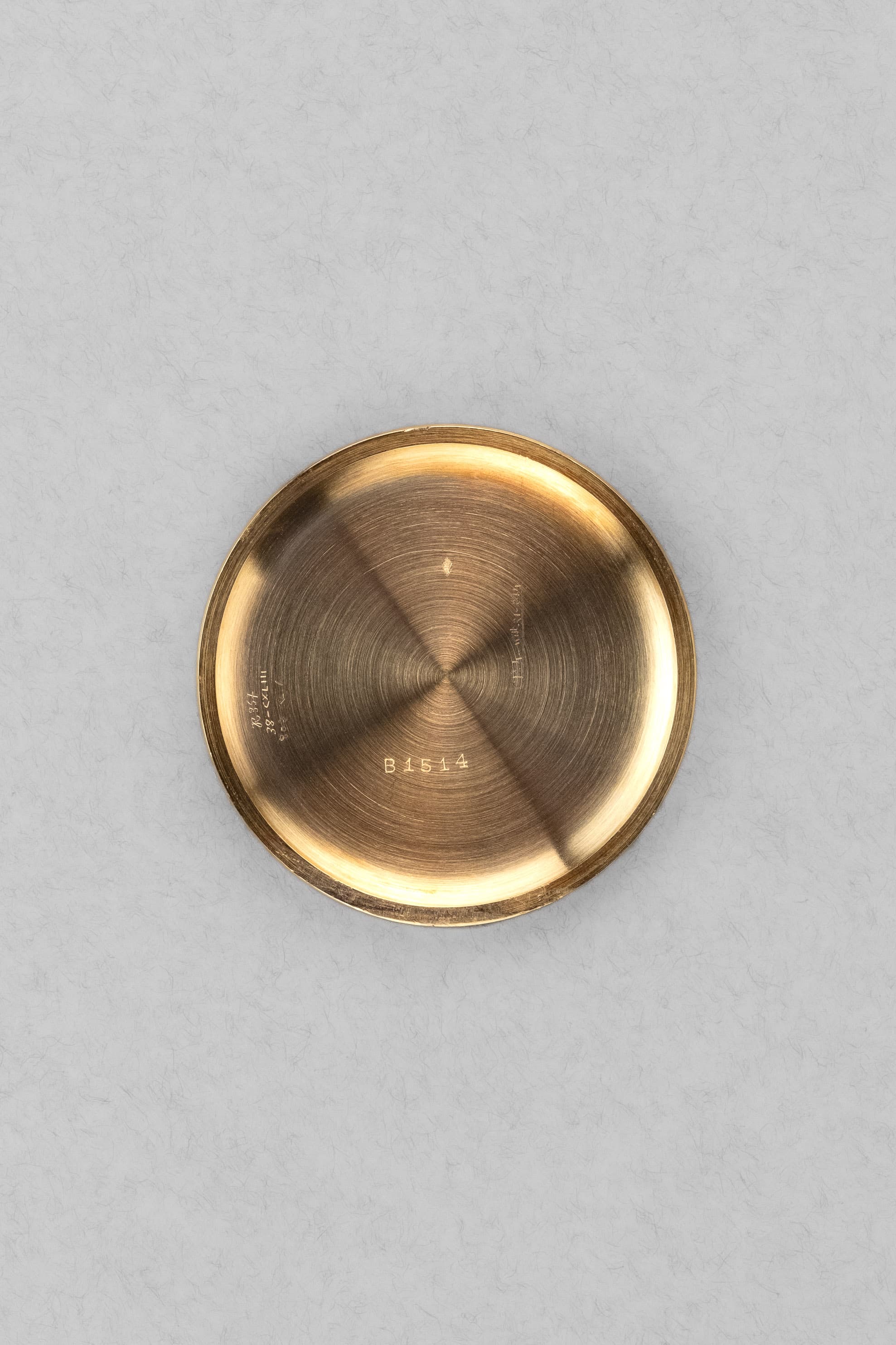 8TCB Extraordinaire Breguet « Empire » en or jaune, vendue en 1957 - Inside case back