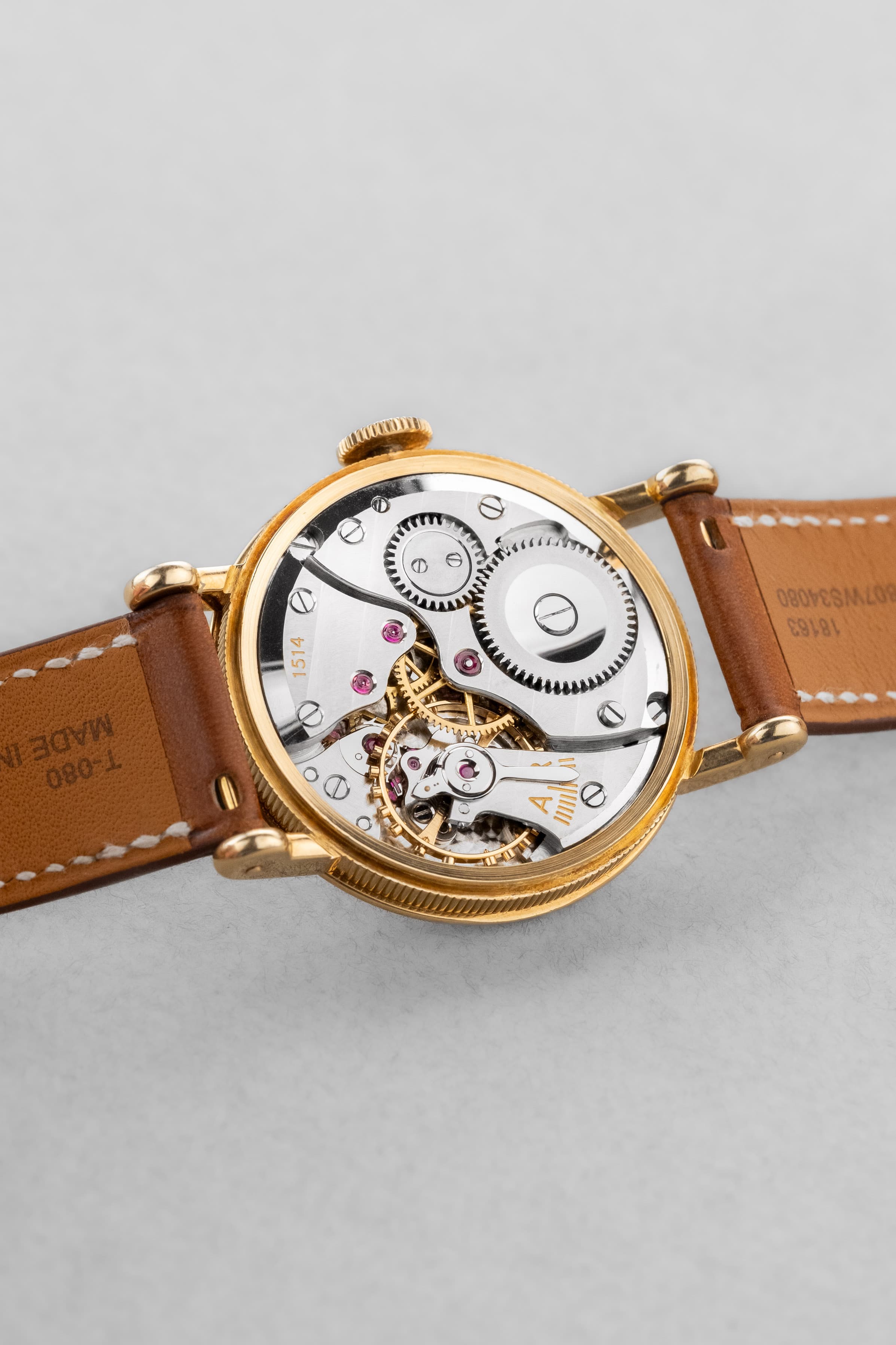 8TCB Extraordinaire Breguet « Empire » en or jaune, vendue en 1957 - Movement